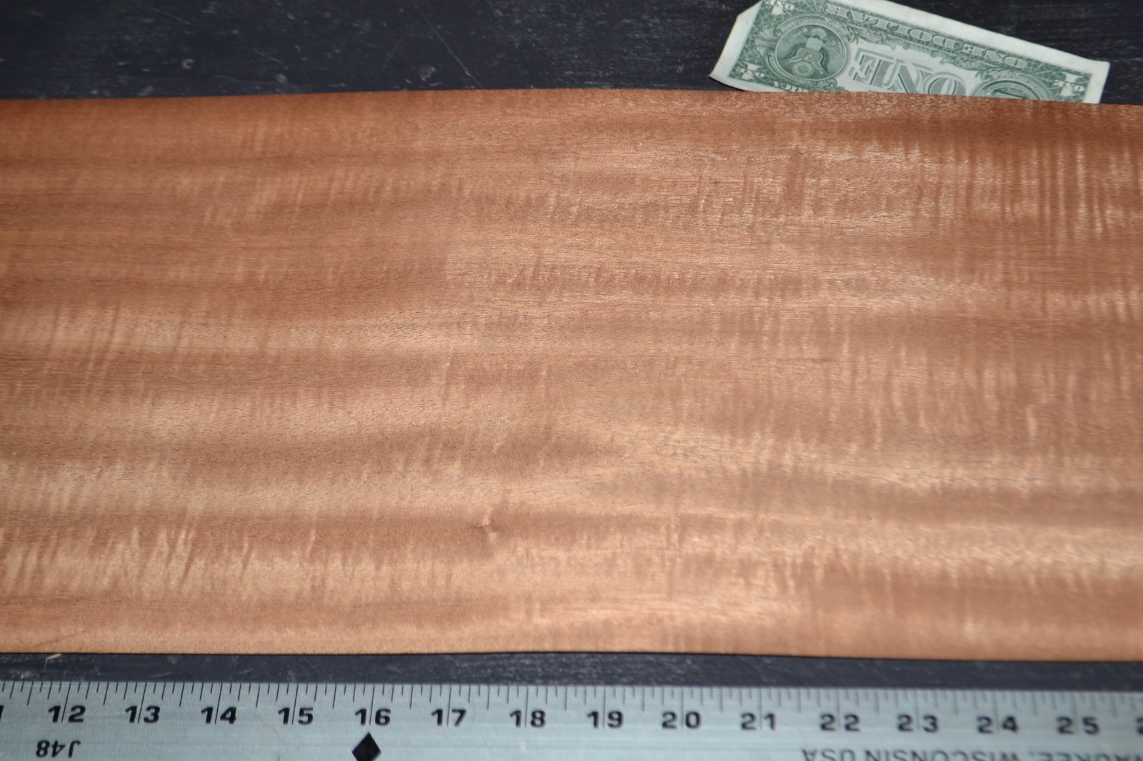 Mahogany Raw Wood Veneer Sheet 10 x 39 inches 1/42nd 35138-49