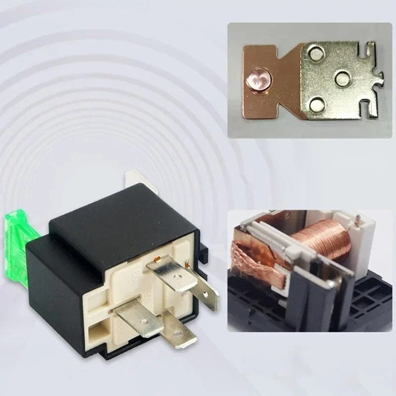 High Quality 12V DC 4 Pin Car Automotive Fused Relay 30A Normally Open Relais