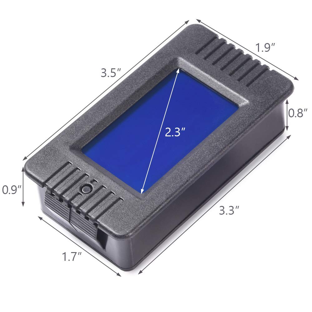 80-260V 100A LCD Display AC Volt Meter Amp Multi-meter Power Monitor Panel Kit