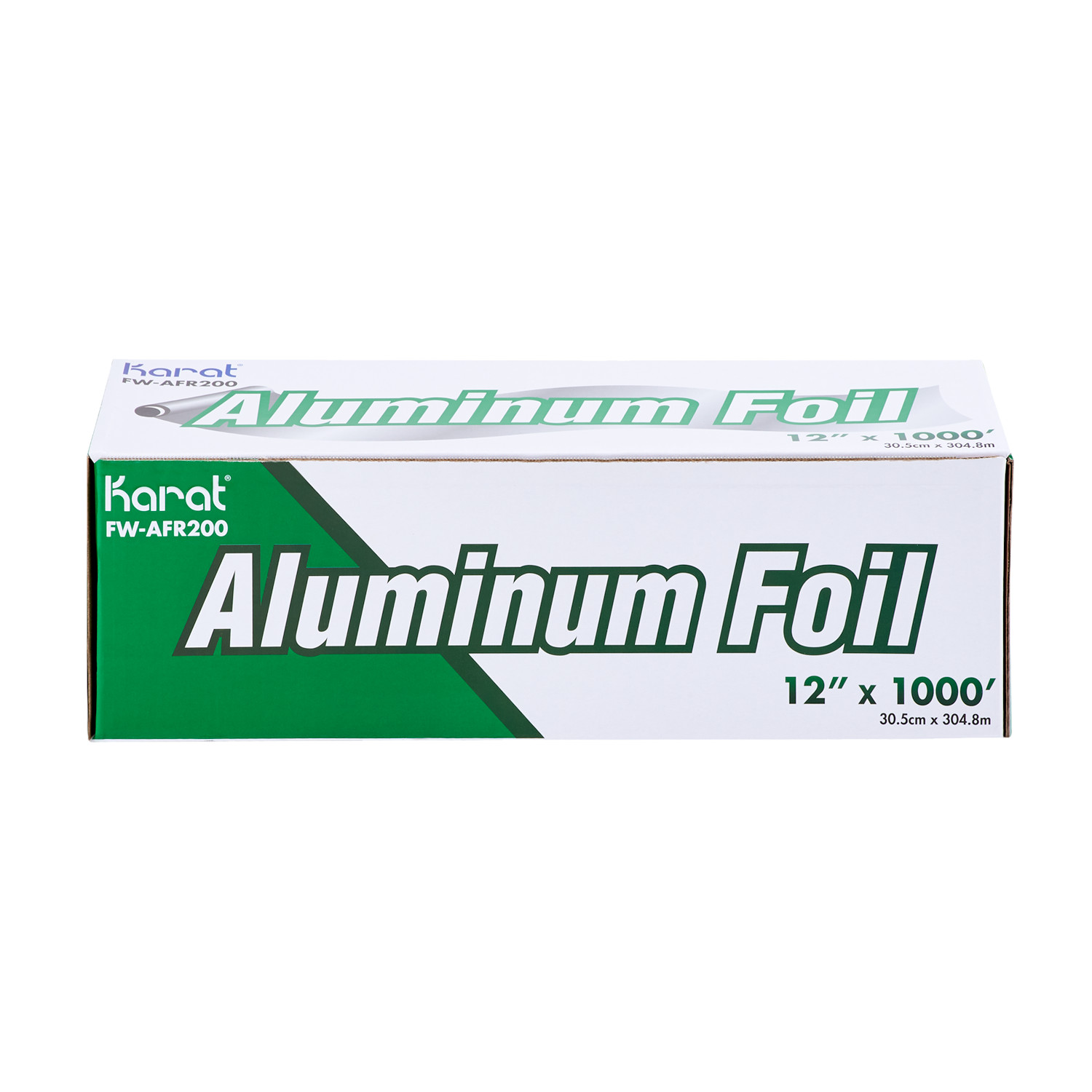 Karat 12″ x 1000′ Standard Aluminum Foil Roll – 1 roll, FW-AFR200