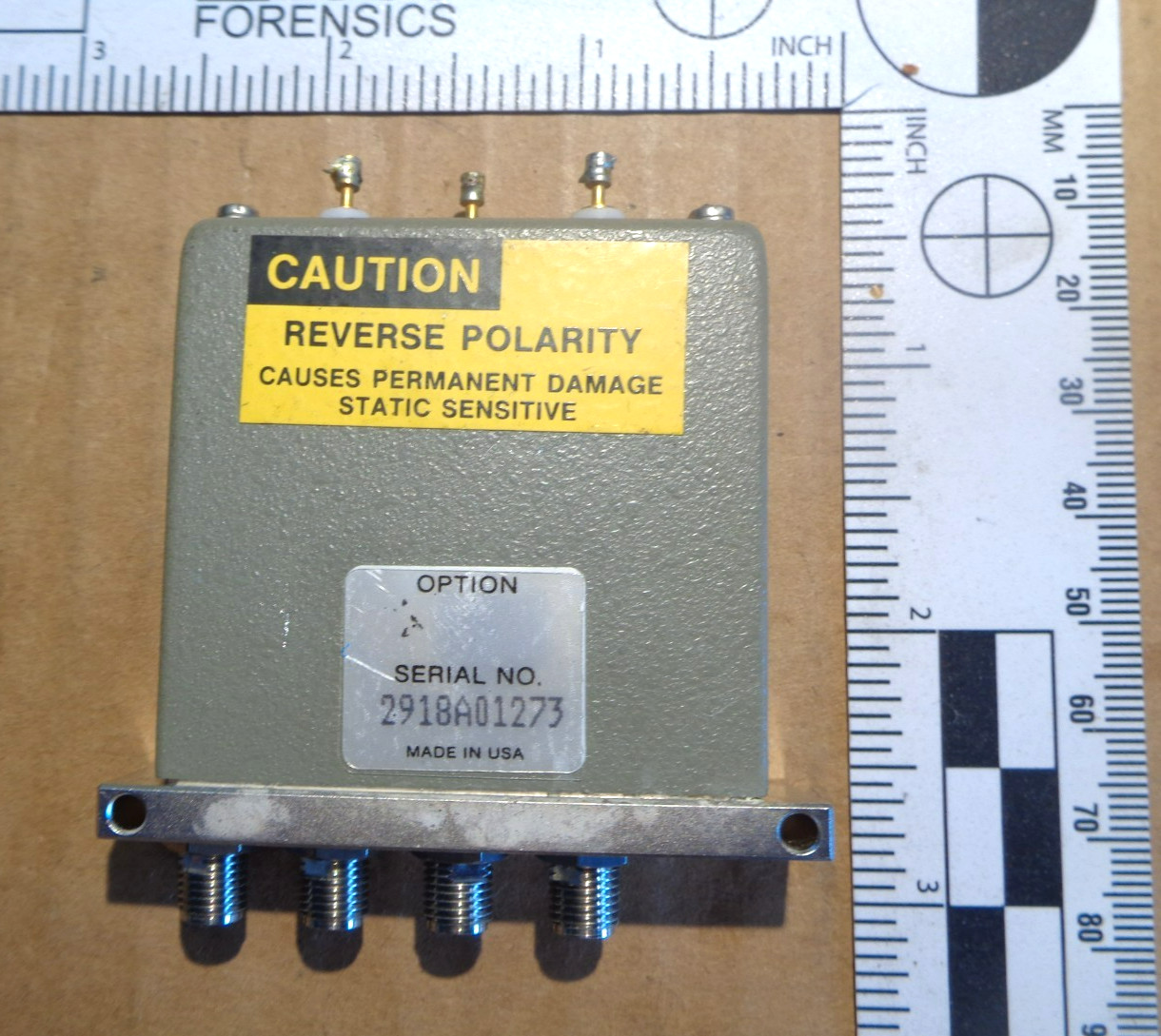 Agilent Hewlett Packard HP 5180-8449 DC-6GHz 4 Port COAXIAL SWITCH