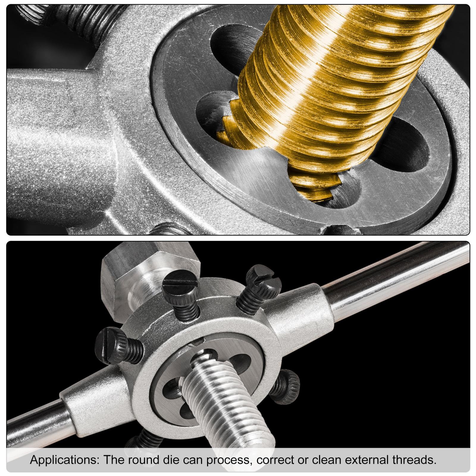 3/4-14 NPT Round Dies Machine Thread Threading Dies 2.2″ OD High Speed Steel
