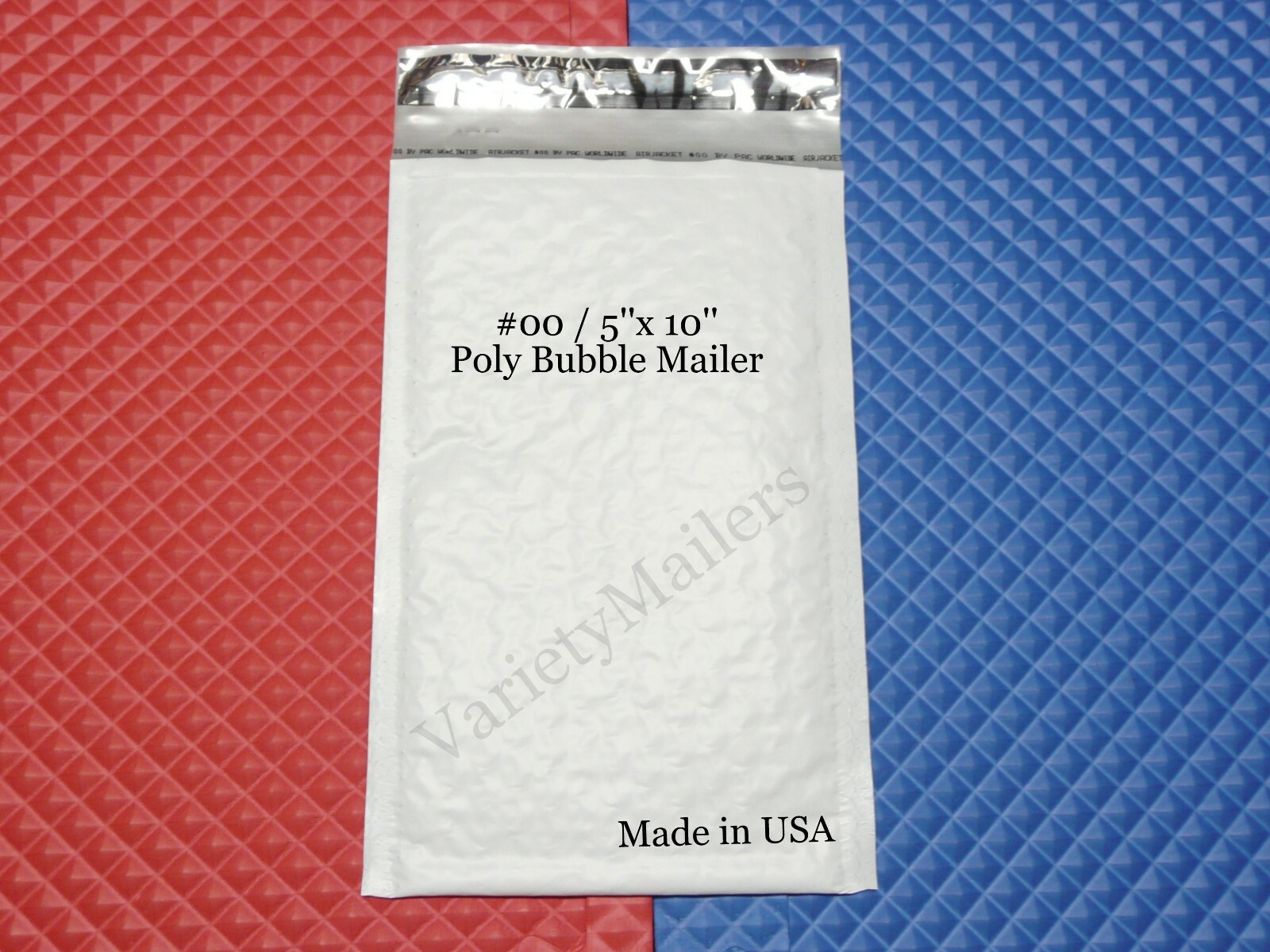 25 Poly Bubble Envelopes #00 / 5”x 10” Self-sealing Mailers ~ Made in the USA