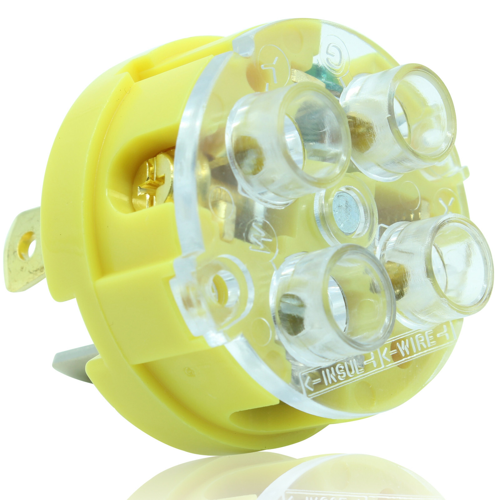 JPRO 2711 L14-30P 30 Amp 125/250 Volt 3Pole 4Wire Male Plug Connector Twist Lock