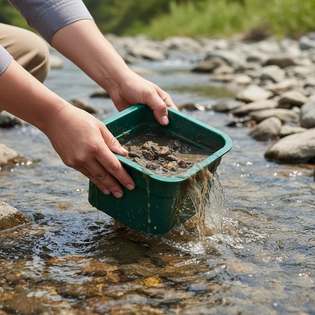 Sluice Fox All-in-One Gold Panning Kit with Portable Sluice – Featuring Miners M