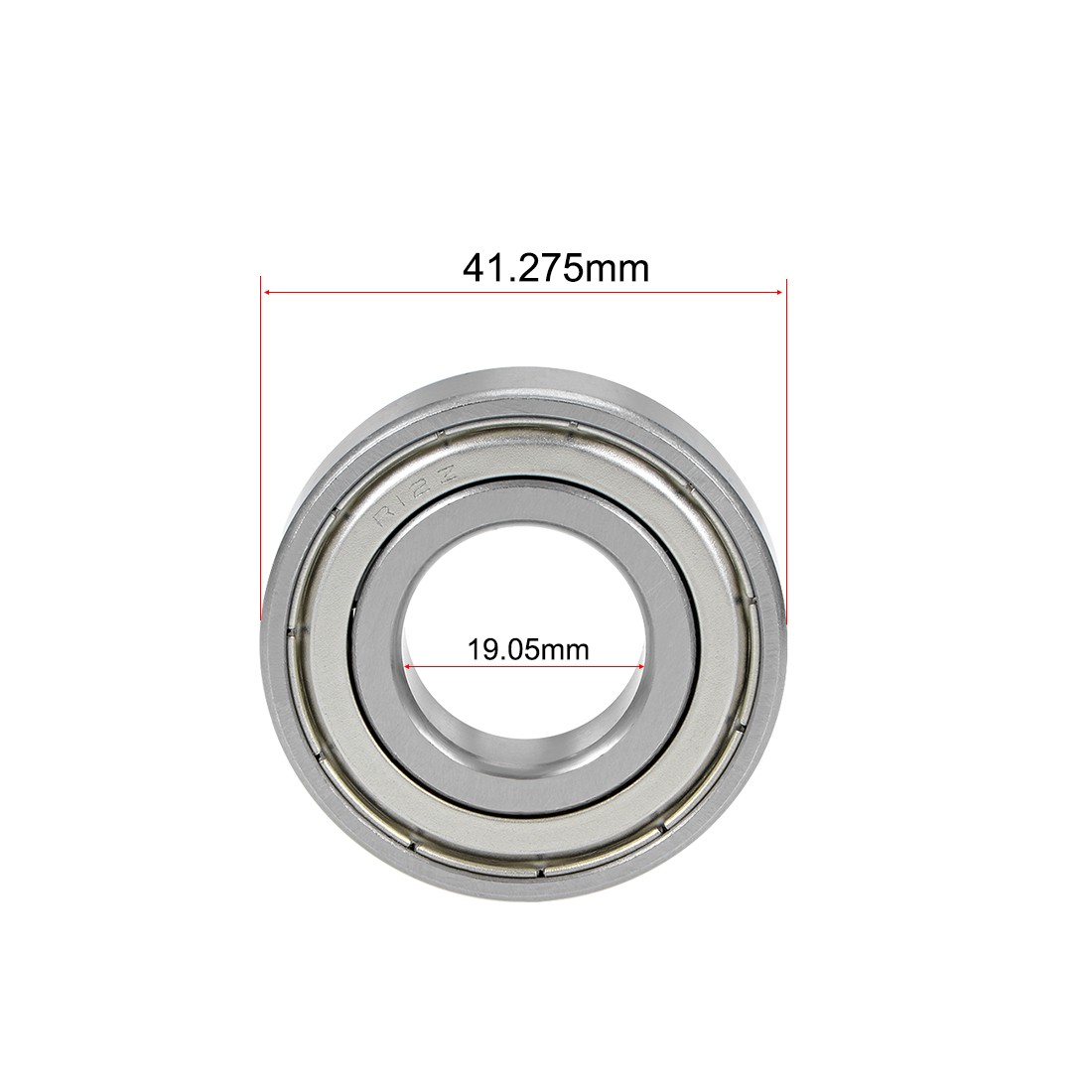 R12ZZ Deep Groove Ball Bearing 3/4″x1-5/8″x7/16″ Shielded GCr15 Bearings 2pcs
