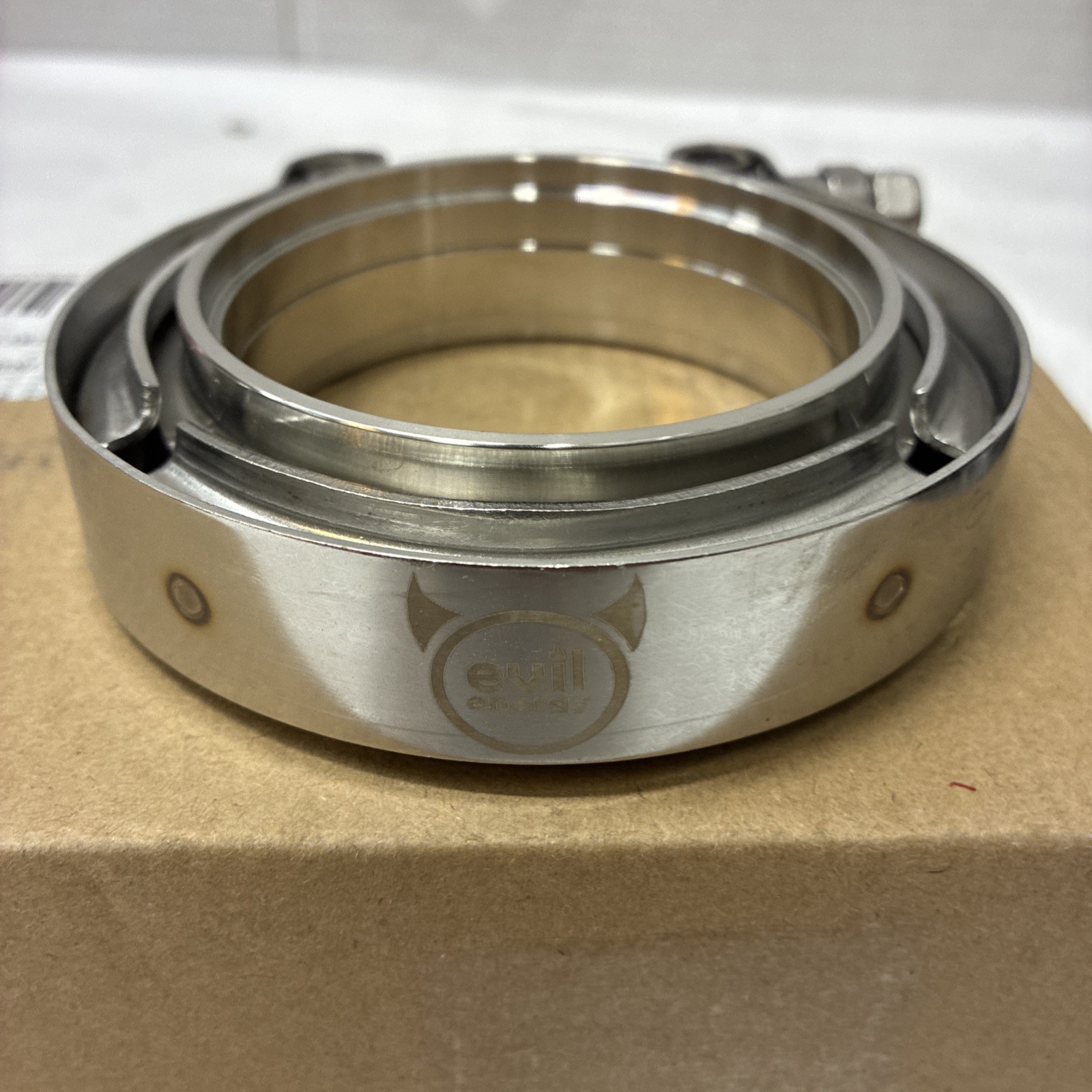 Evil Energy 3.0″ V-Band Clamp Flange Kit Stainless Steel Exhaust Box Of 4