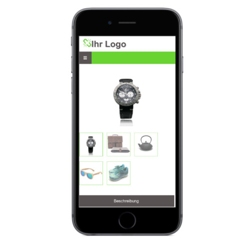 EBAYTemplate Vorlage mit HTML Auktion Responsive Design Apfelgrün +OnlineEditor