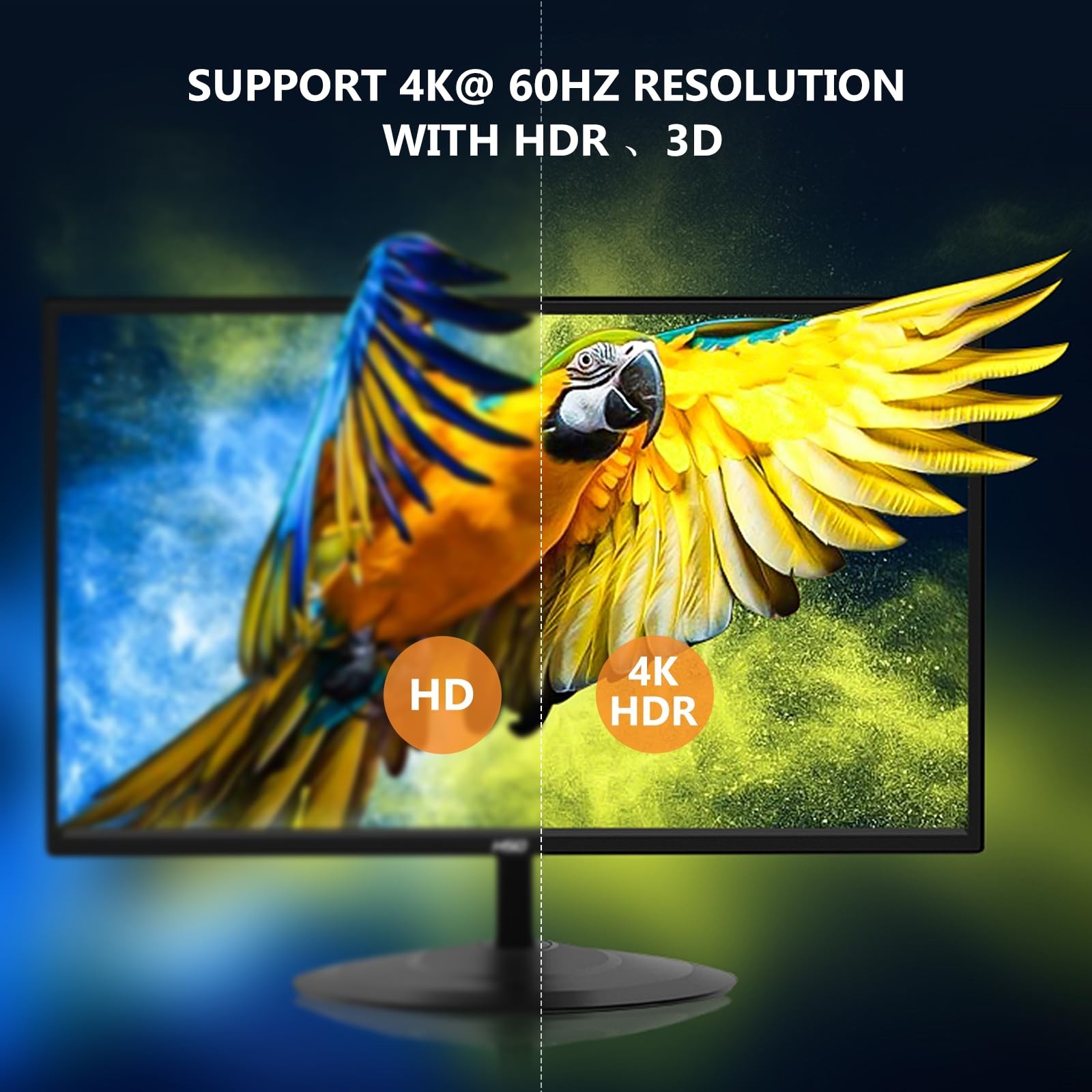 4K@60Hz 1×4 HDMI Splitter 4:4:4,18 Gbps,4 Port Powered HDMI 2.0 Splitter1 in …