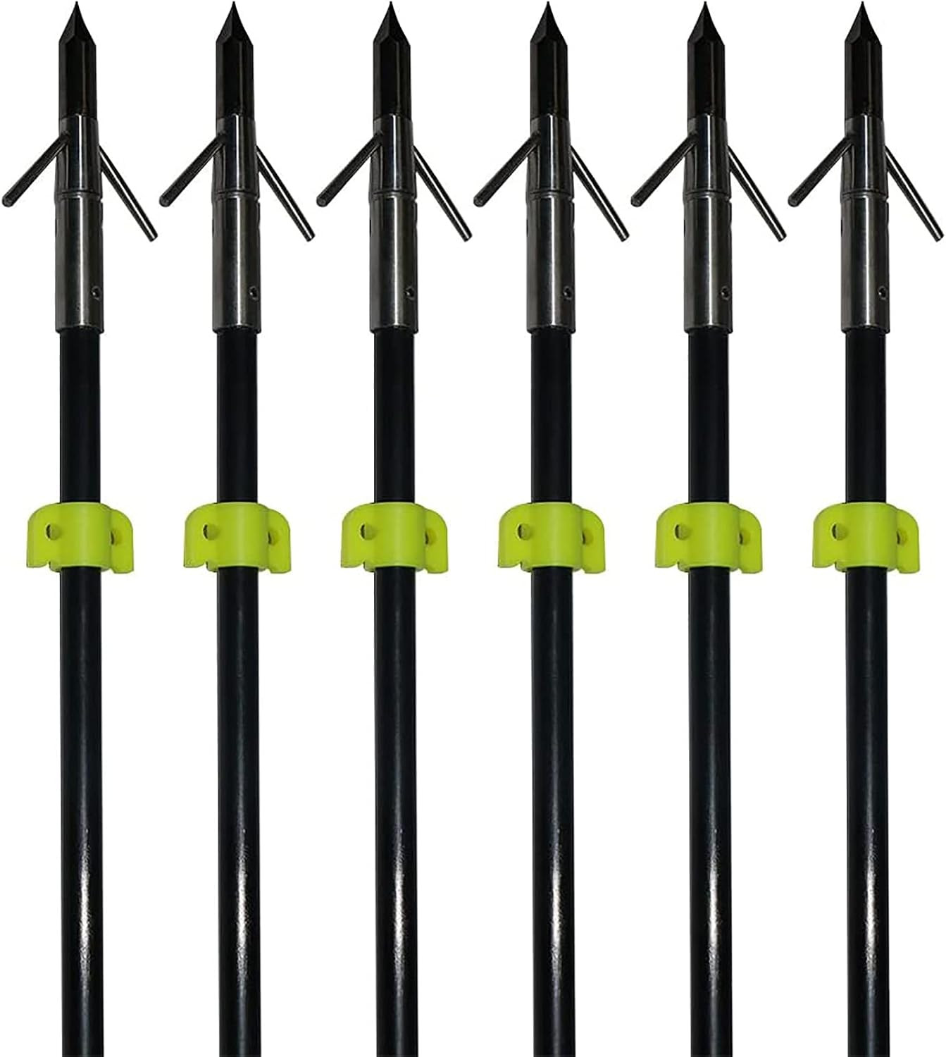 2/8Pack 34 Inches Bowfishing Arrows 8Mm Fiberglass Fishing Arrow with Removeable
