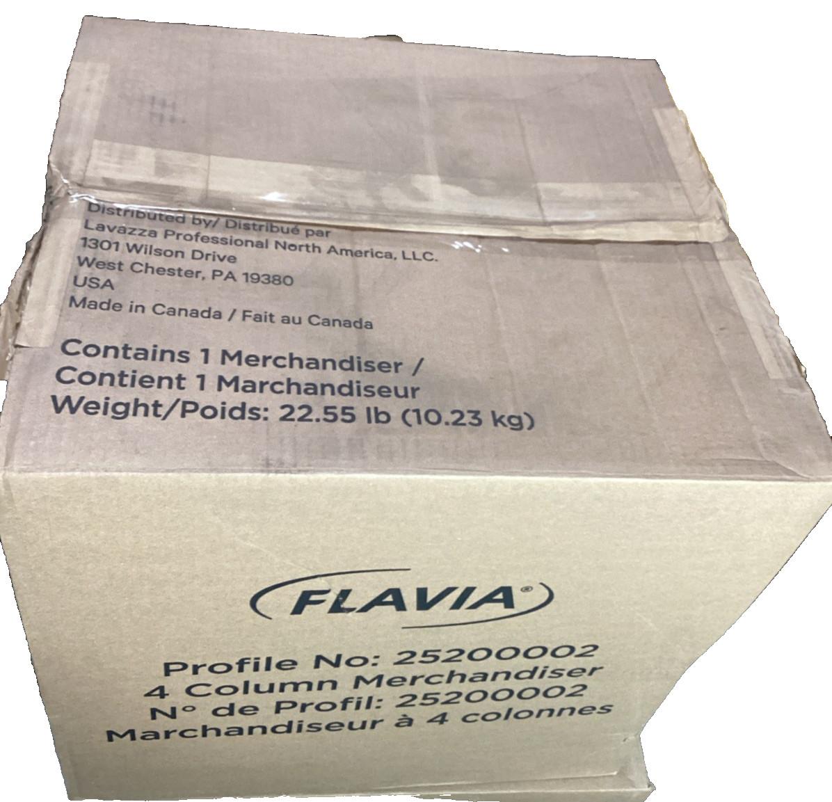 Flavia 25200002 4 Column Merchandiser 12 Compartments 15.2 x 17.2 x 16.3 Black