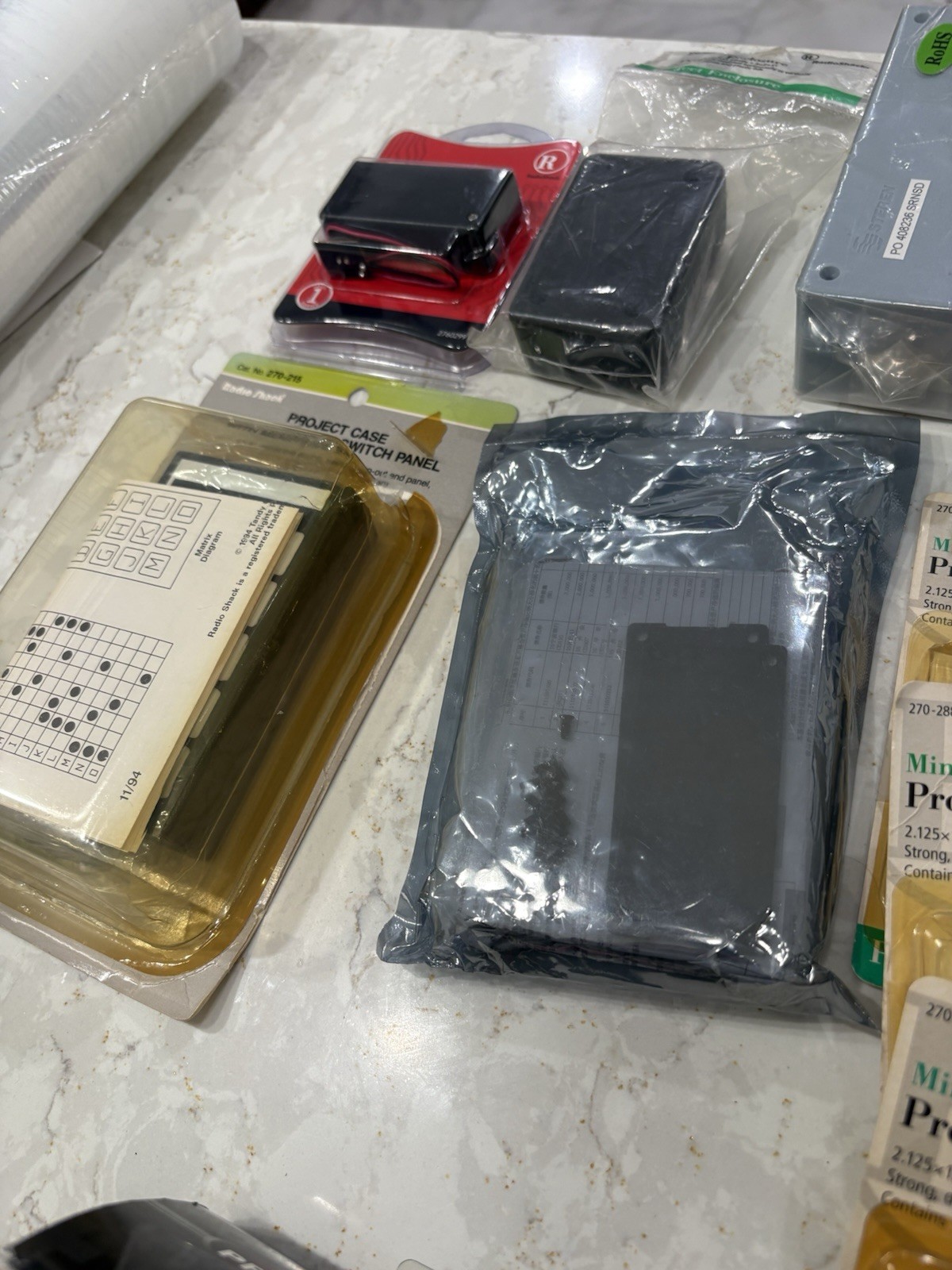 Electronic Project Enclosures Plastic Aluminum Various Sizes New Lot