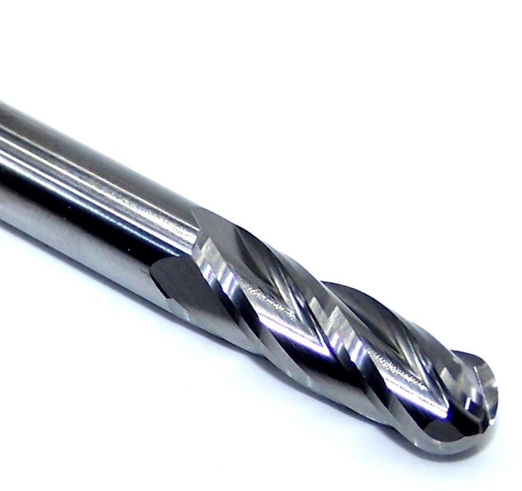 1/4″ (.2500″) CARBIDE END MILL, 4 FLUTE BALL END KYOCERA 1825-2500.750