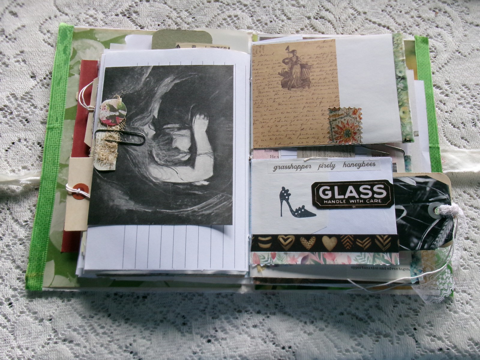 JUNK JOURNAL SIZE 7″ X 10″ APPROX. 120 PAGES