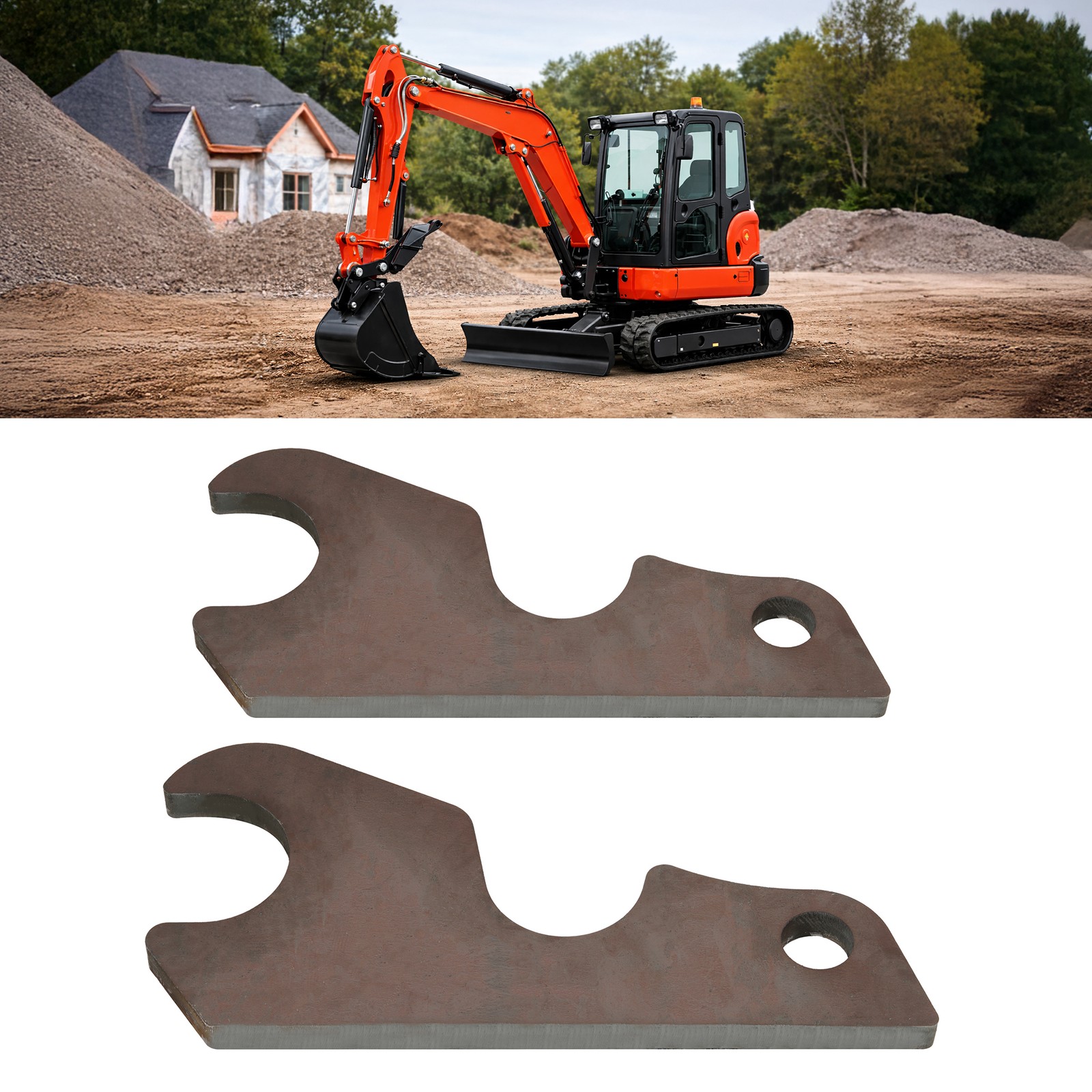 Quick Attach Bucket Ears Attachment For Kubota KX040 KX71 KX91 KX121 KX033 U35