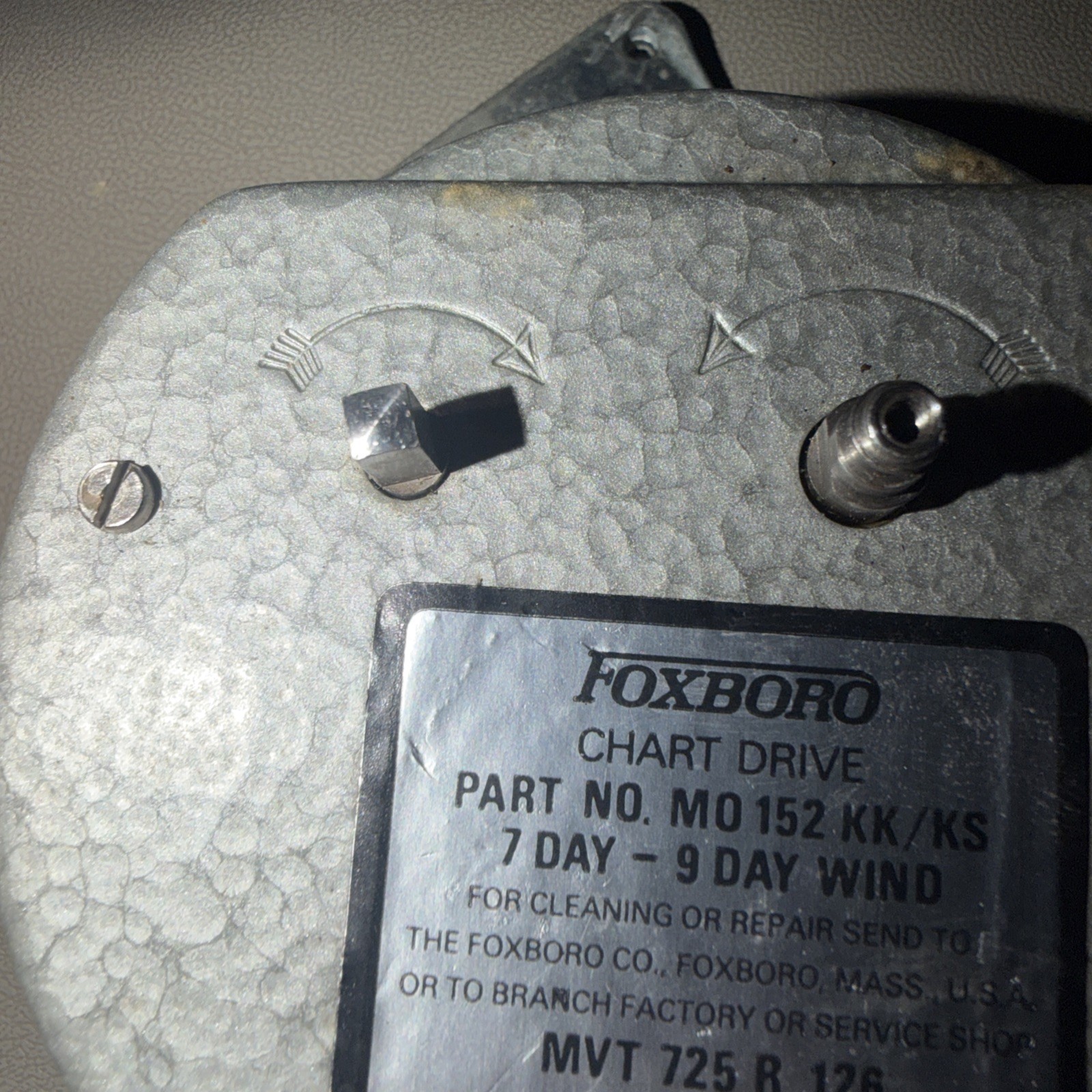 Foxboro Chart Drive- M0152KK-KS 24HR/7DAY **New Old Stock See Desc.**