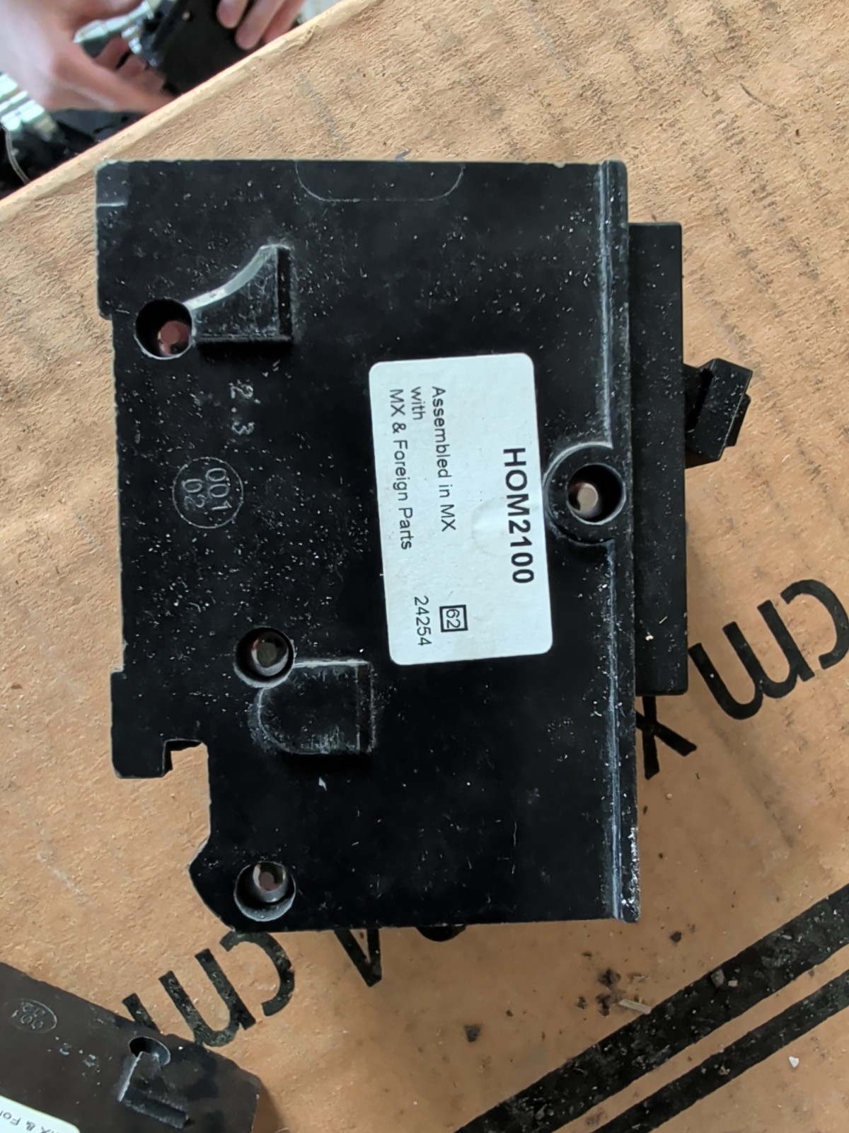 Square D HOM2100 100 Amp 2 Pole 120V Mini Circuit Breaker