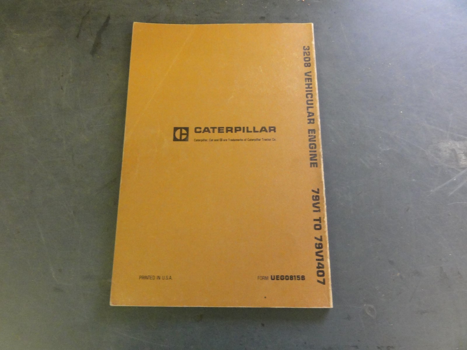 Caterpillar 3208 Vehicular Engine Parts Manual 79V1 to 79V1407