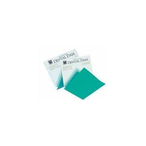 Coltene Whaledent H09105 Hygenic Non-Latex Dental Dam 6″ x 6″ Medium Green 15/Bx