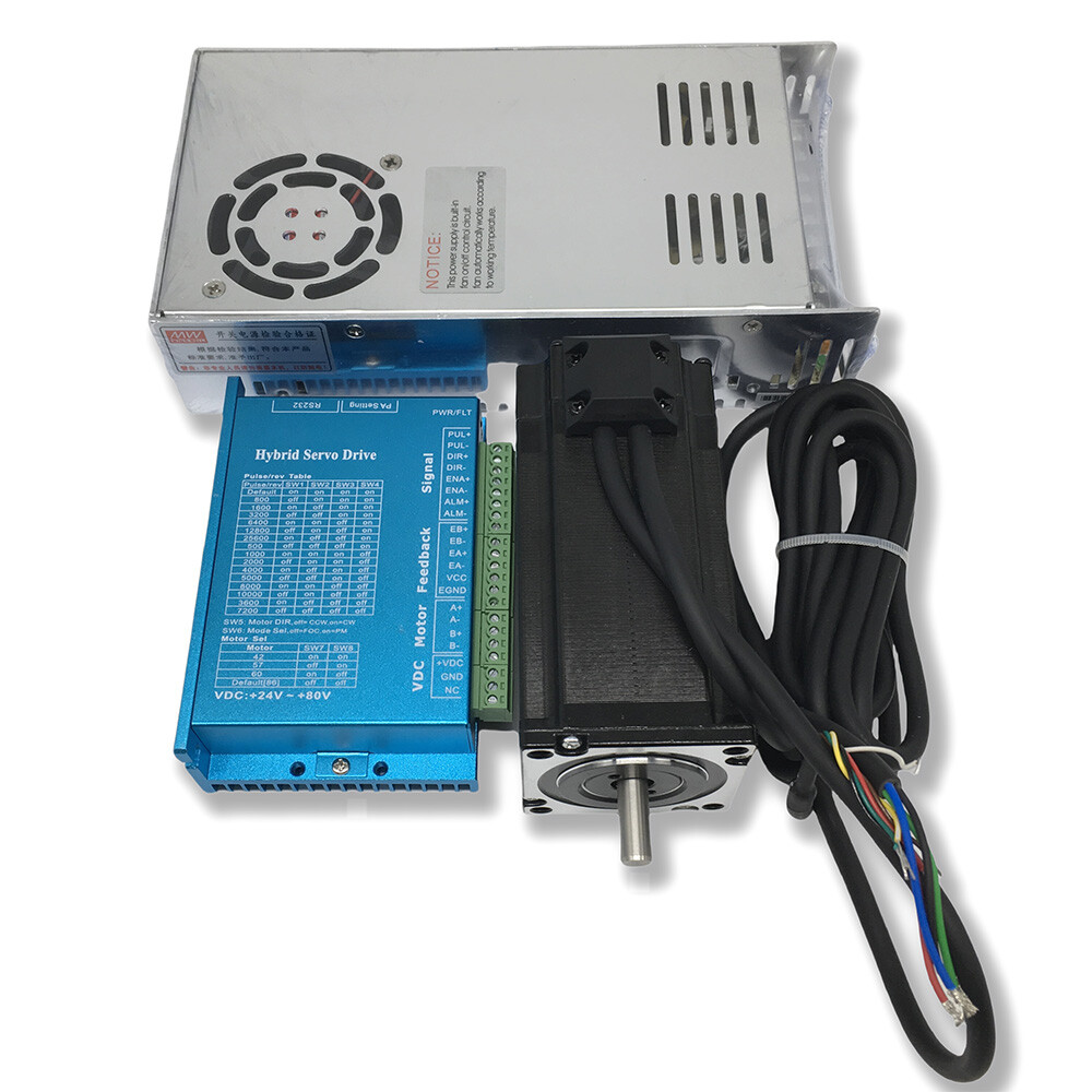 Nema23 Nema34 Closed-loop Stepper Motor 1.2Nm~12Nm Hybrid Servo Driver Kit CNC