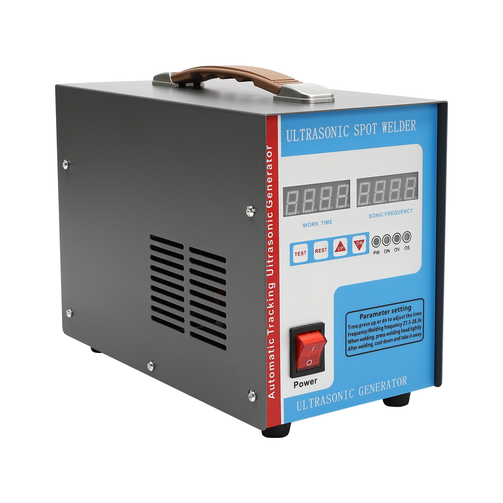 110V Portable Ultrasonic Plastic Welder Ultrasonic Spot Welding Machine
