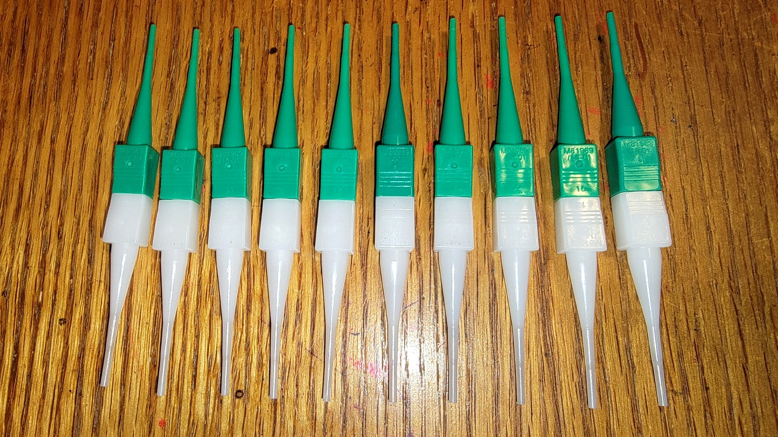 (10) New Aiconics Amphenol M81969/14-01 Insertion Extraction Tool Green White