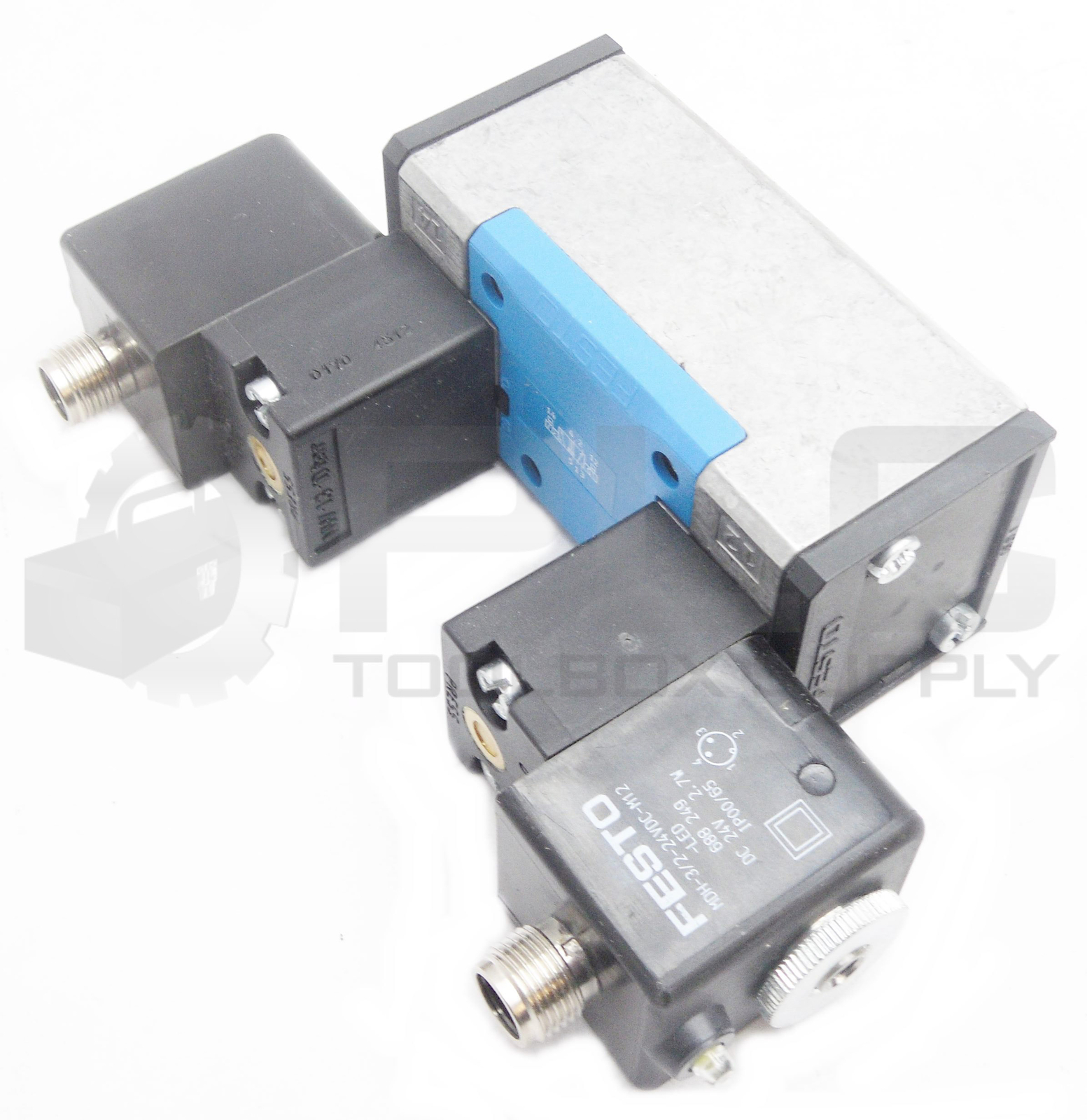 NEW FESTO JMDH-5/2-D-1-M12-C W/ MDH-3/2-24VDC-M12-LED 688 249 DC24V 2.7W IP00/65