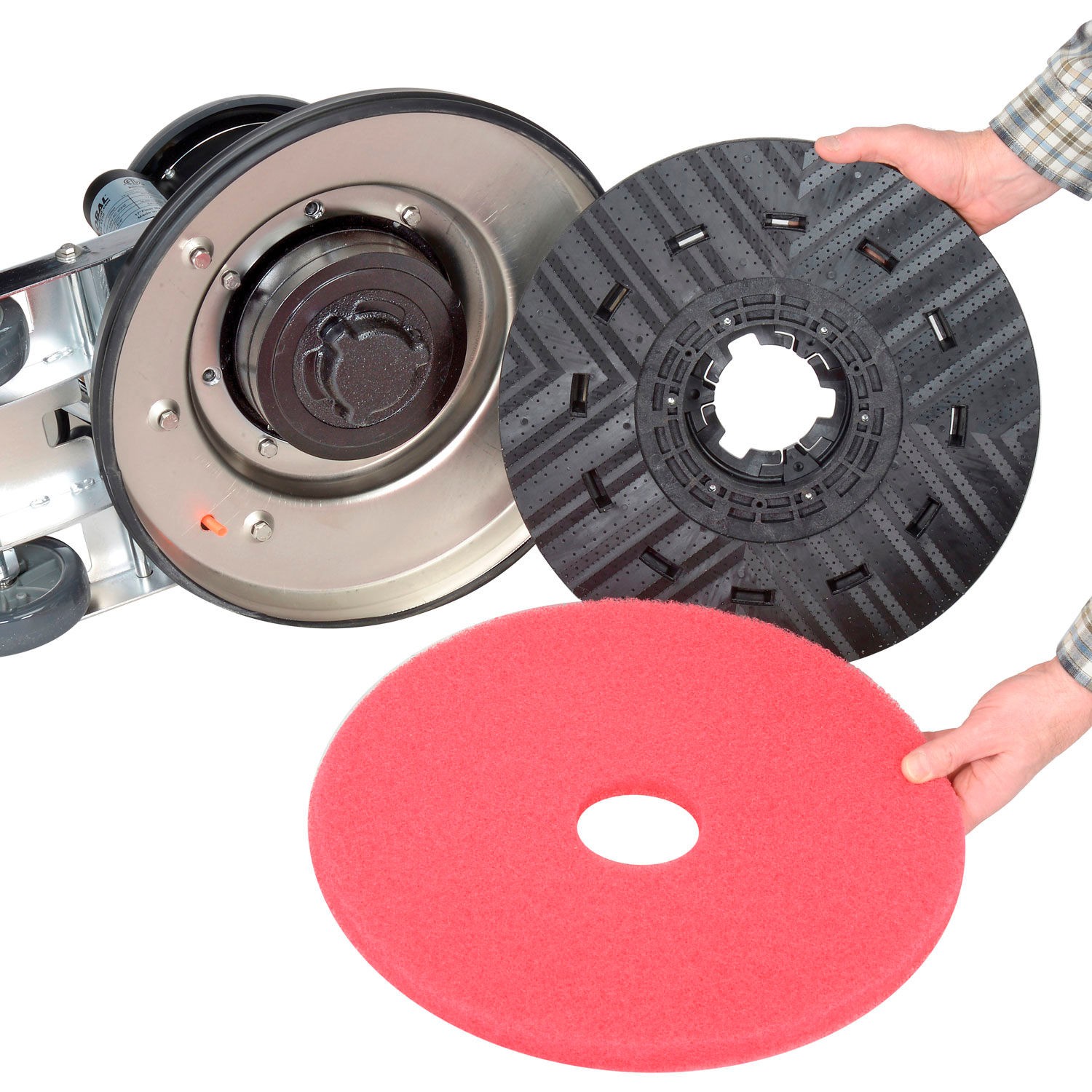 Global Industrial Corded Floor Machine 17″ Cleaning Width