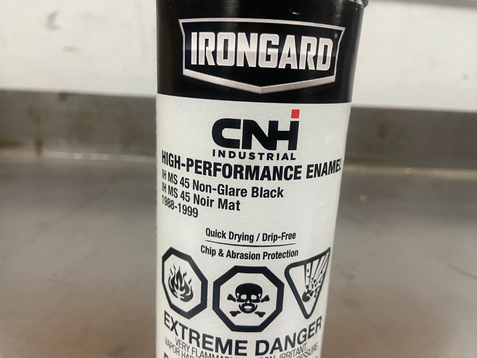 New OEM New Holland MS45 Non-Glare Black Spray Paint 990121N