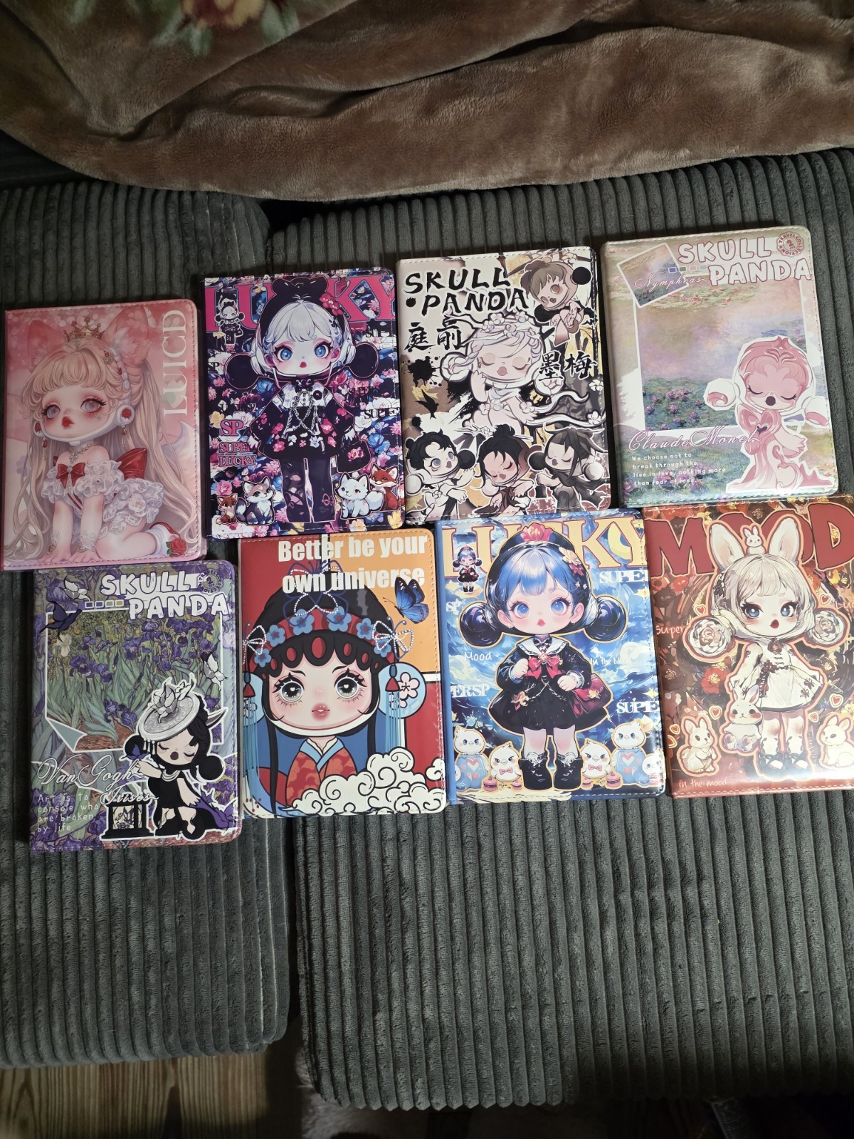 Skull Panda Notebooks Soft Cover And Hard Covers