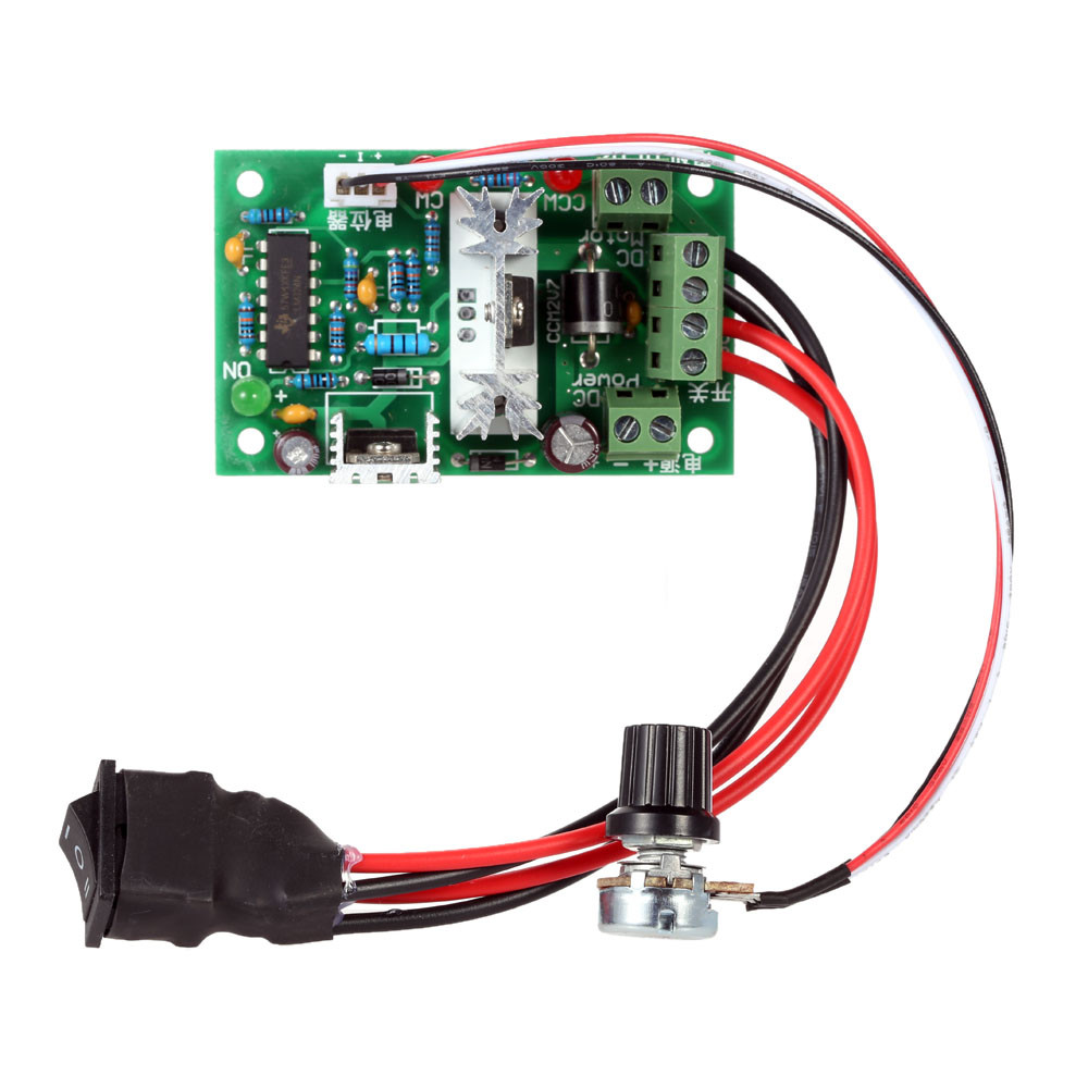 DC 10-30V Motor Speed Controller Reversible Switch PWM Adjustable Regulator 80W