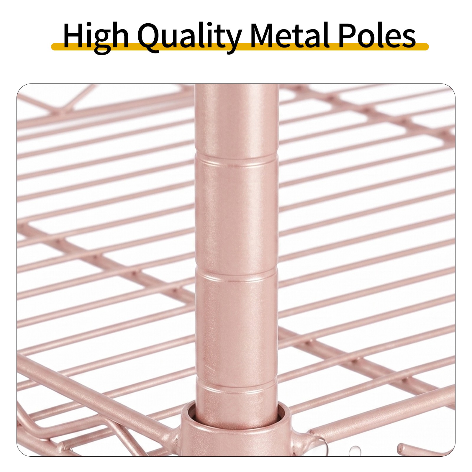 54x29x150cm 5-Layer Iron Adjustable Display Retail Rack Adjustable Shelf