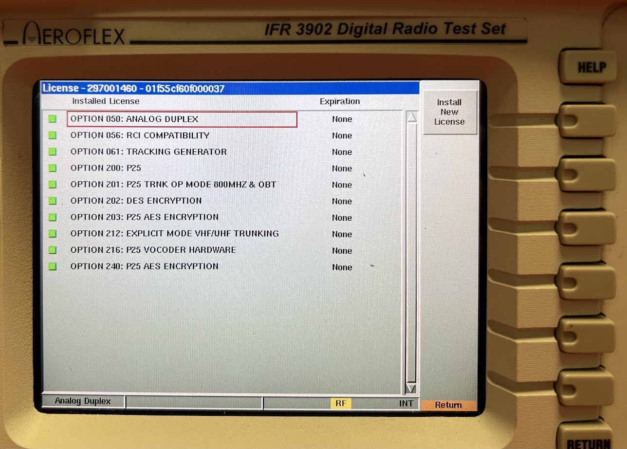 Aeroflex 3902 Analog and Digital Radio Test Platform