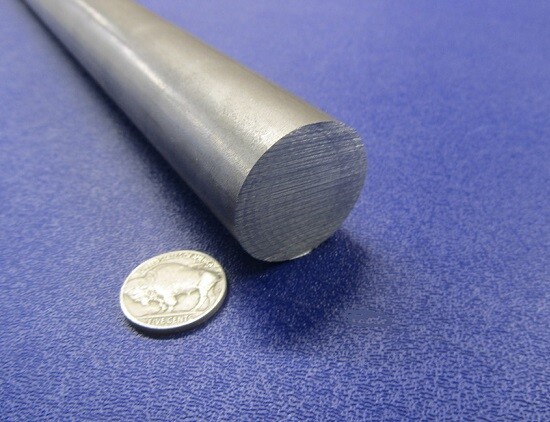 12L14 Steel Unpolished Rod, (1.25″) 1 1/4″ Dia x 2 Foot Length, 1 Unit
