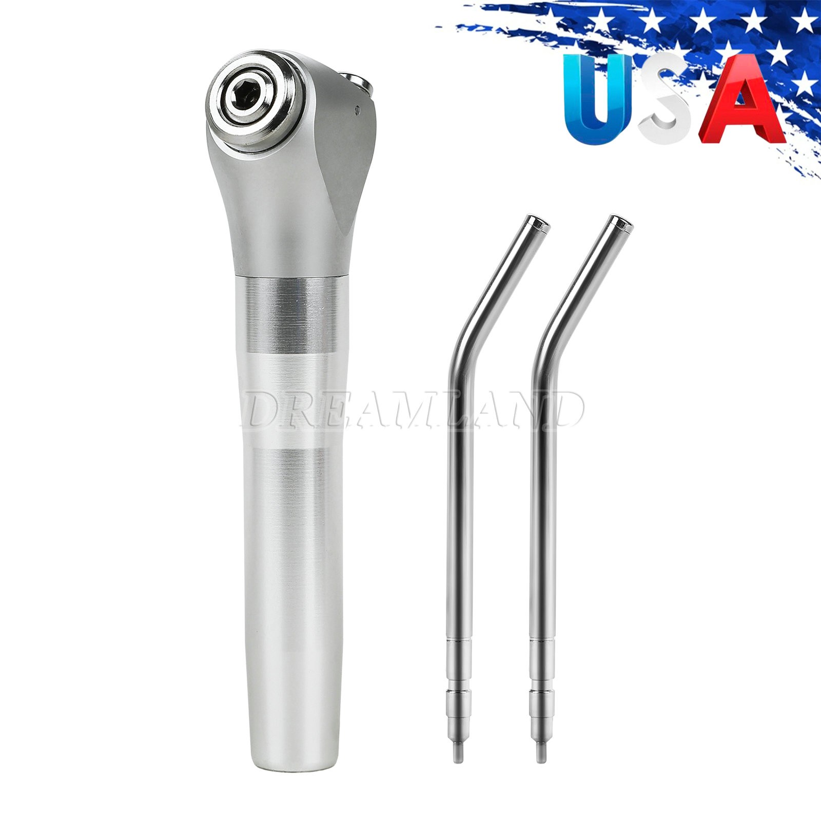 1-20*Dental Air Water Spray Triple Syringe 3 Way Handpiece w/ Nozzles Tips Tubes