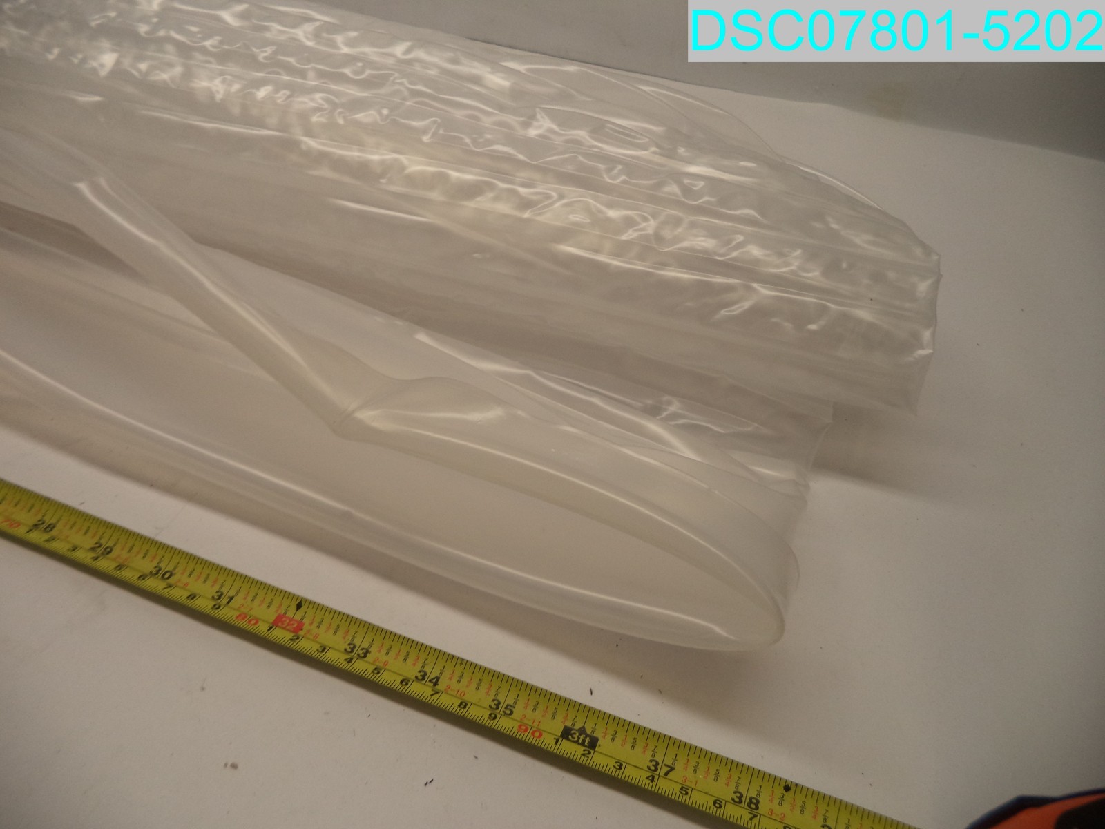 QTY=20: Clear 55 Gallon Accordion Drum Liners 22-1/2″ x 33-3/4″