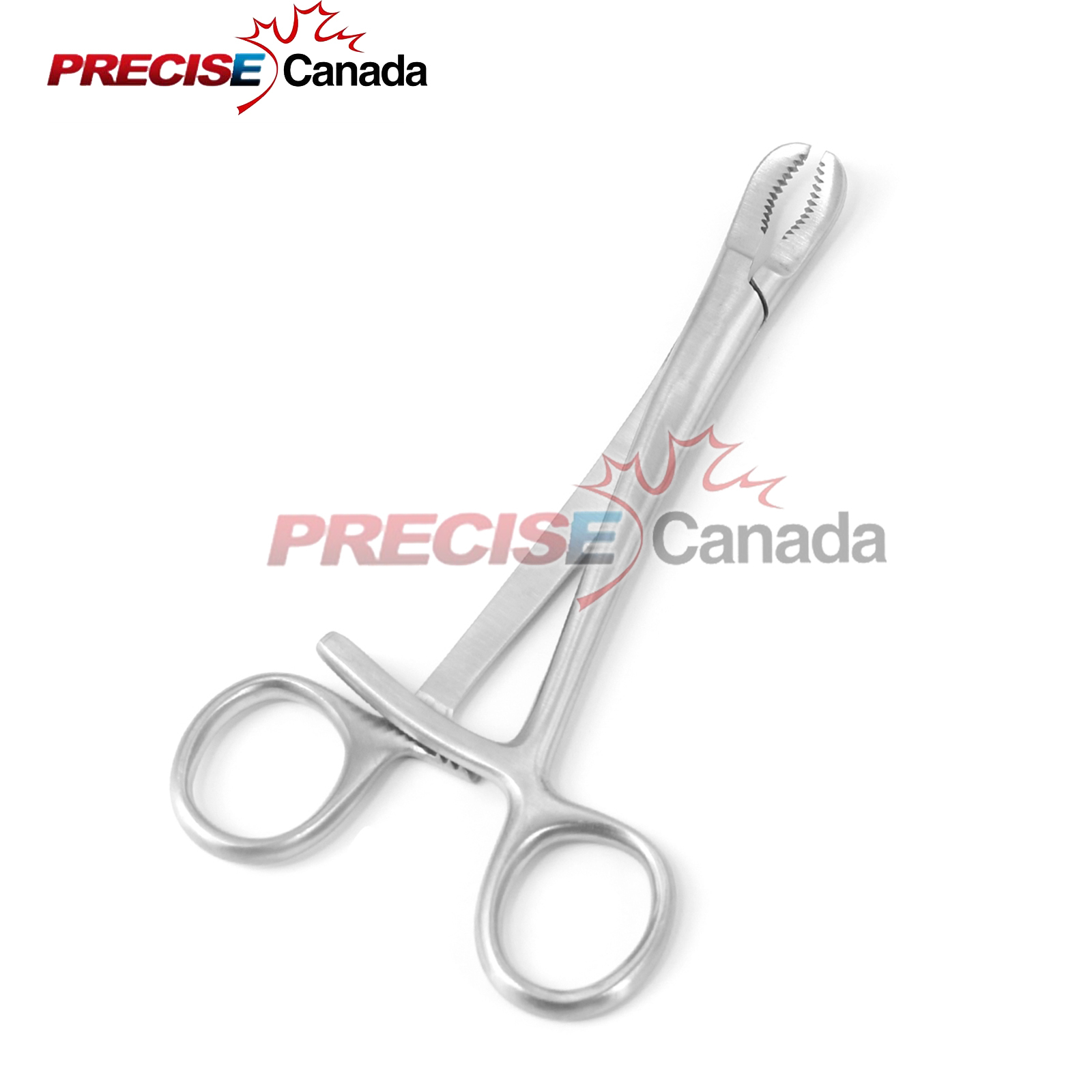 OR GRADE BONE REDUCTION FORCEPS W/ TEETH CURVED JAWS 5.5″ ORTHOPEDIC INSTRUMENT