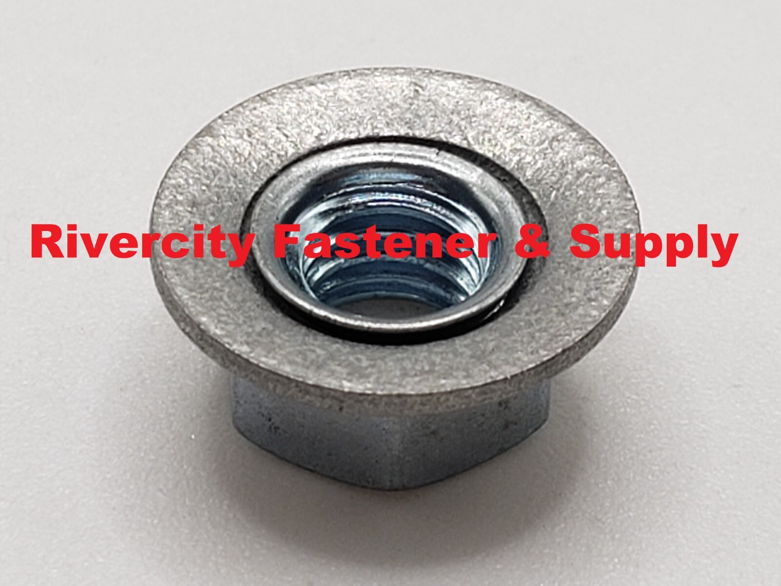 (100) M5-0.8 Hex Nuts Floating washer with 8mm hex 5mm x 0.8 Nut