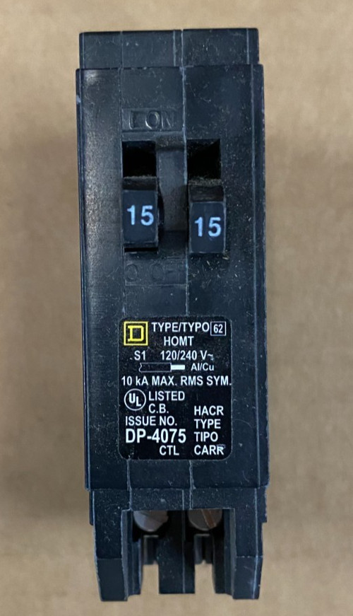 LOT of 14 Square D HOMT1515 Tandem Circuit Breaker