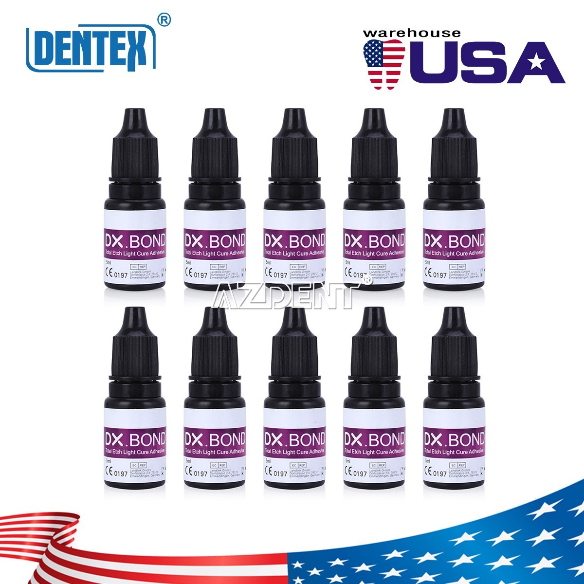 Dental Visible Light Cure Bonding Resin/Enamel Cure Adhesive /Caries Indicator