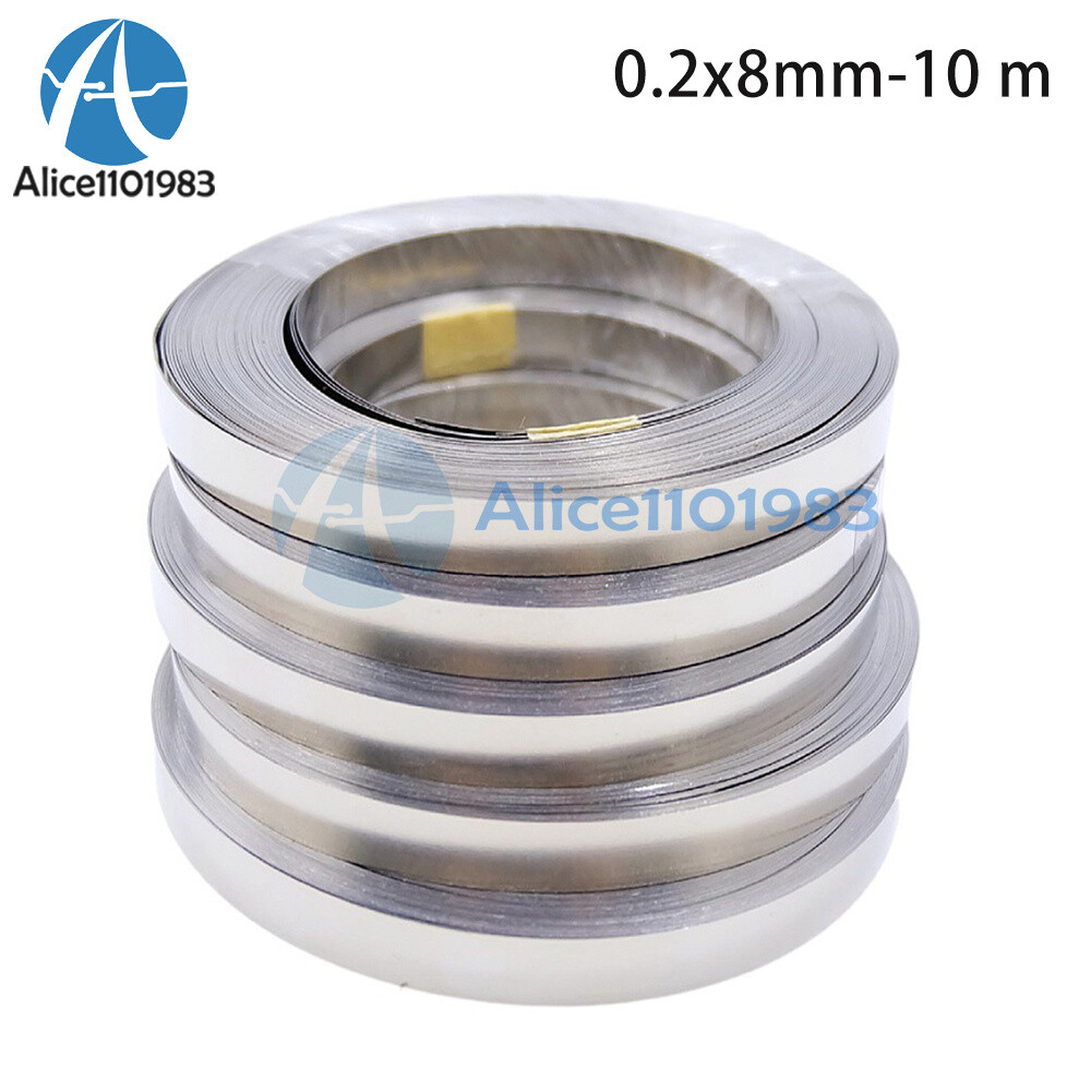 0.1/0.12/0.15/0.2mm Nickel Plated Steel Strap Sheet For Battery Spot Welder
