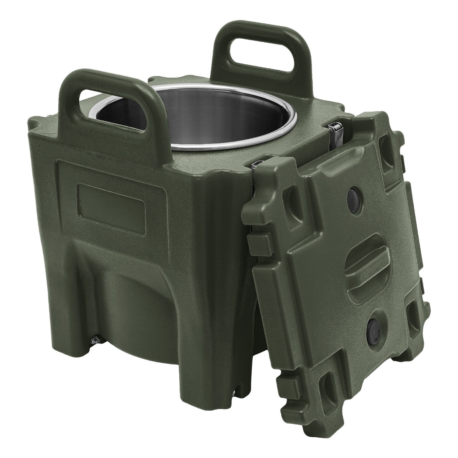 20L/21.13Qt Insulated Food Carrier Stainless Thermos Bucket Food Pan Carrier ﻿