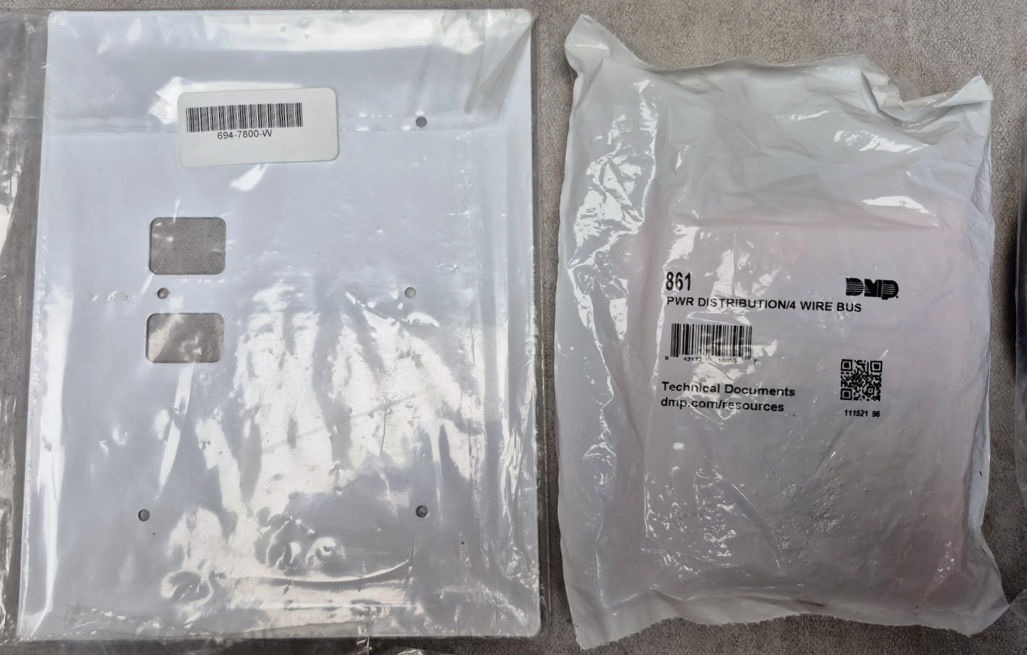 DMP XR150 XR550 Security Panel Hardware Kit 861 305 431 356-7 Harnesses Relays