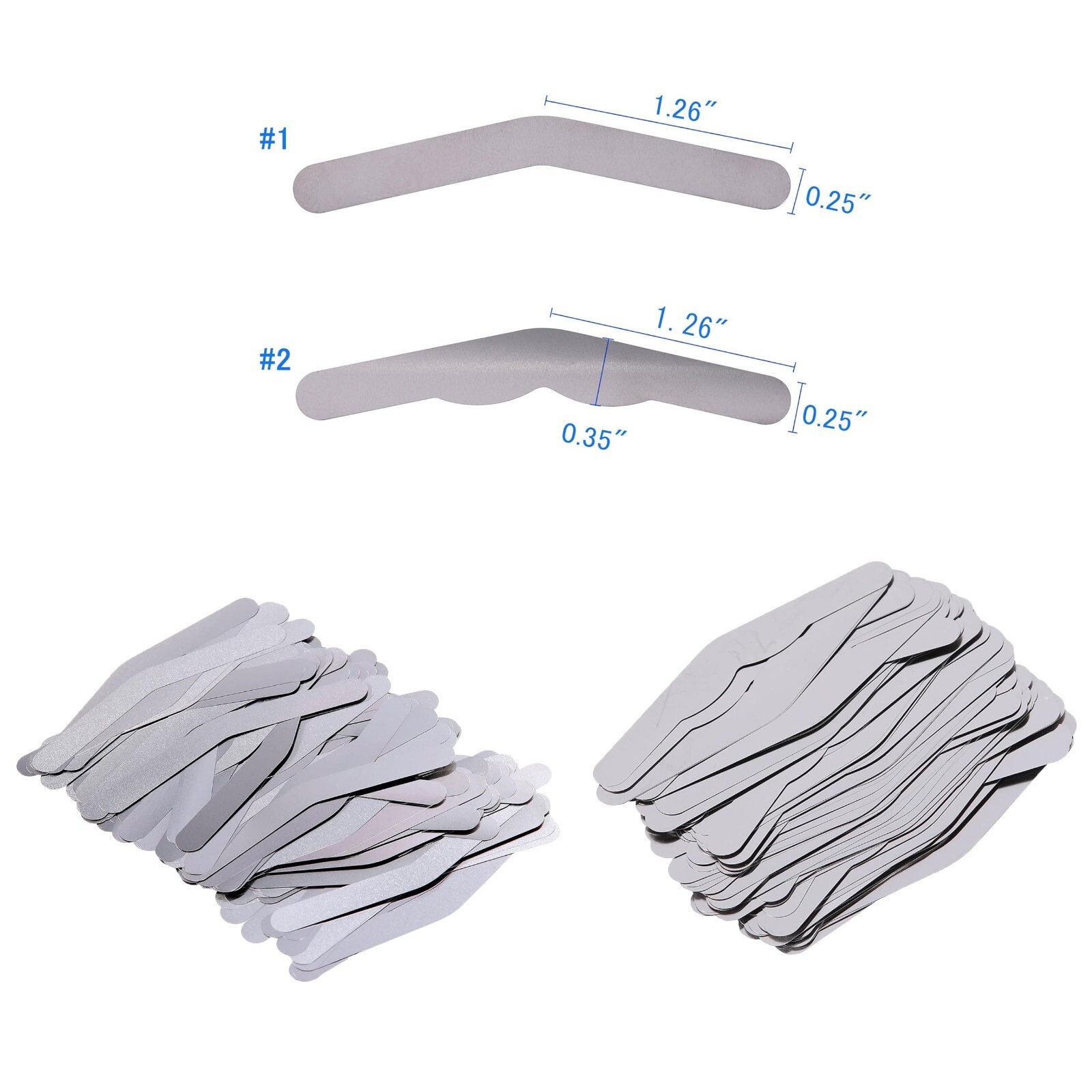 1440pcsJMU Dental Matrix Bands Tofflemire Type Regular 0.04mm Number 1# 2# 0015″