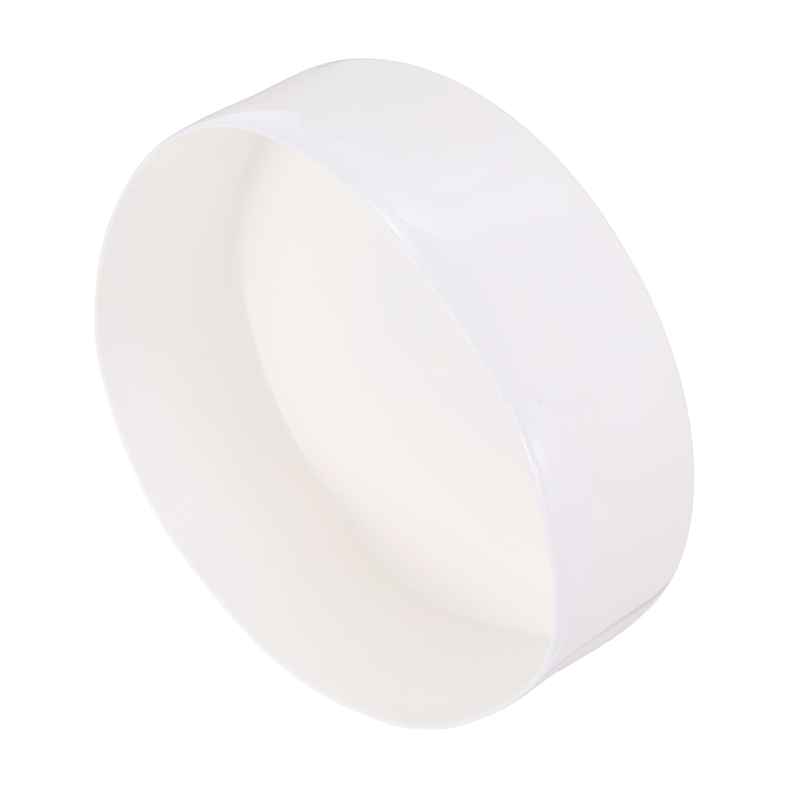 170mm(6.7 inch) Rubber End Caps, Round Vinyl Plug Insert, White