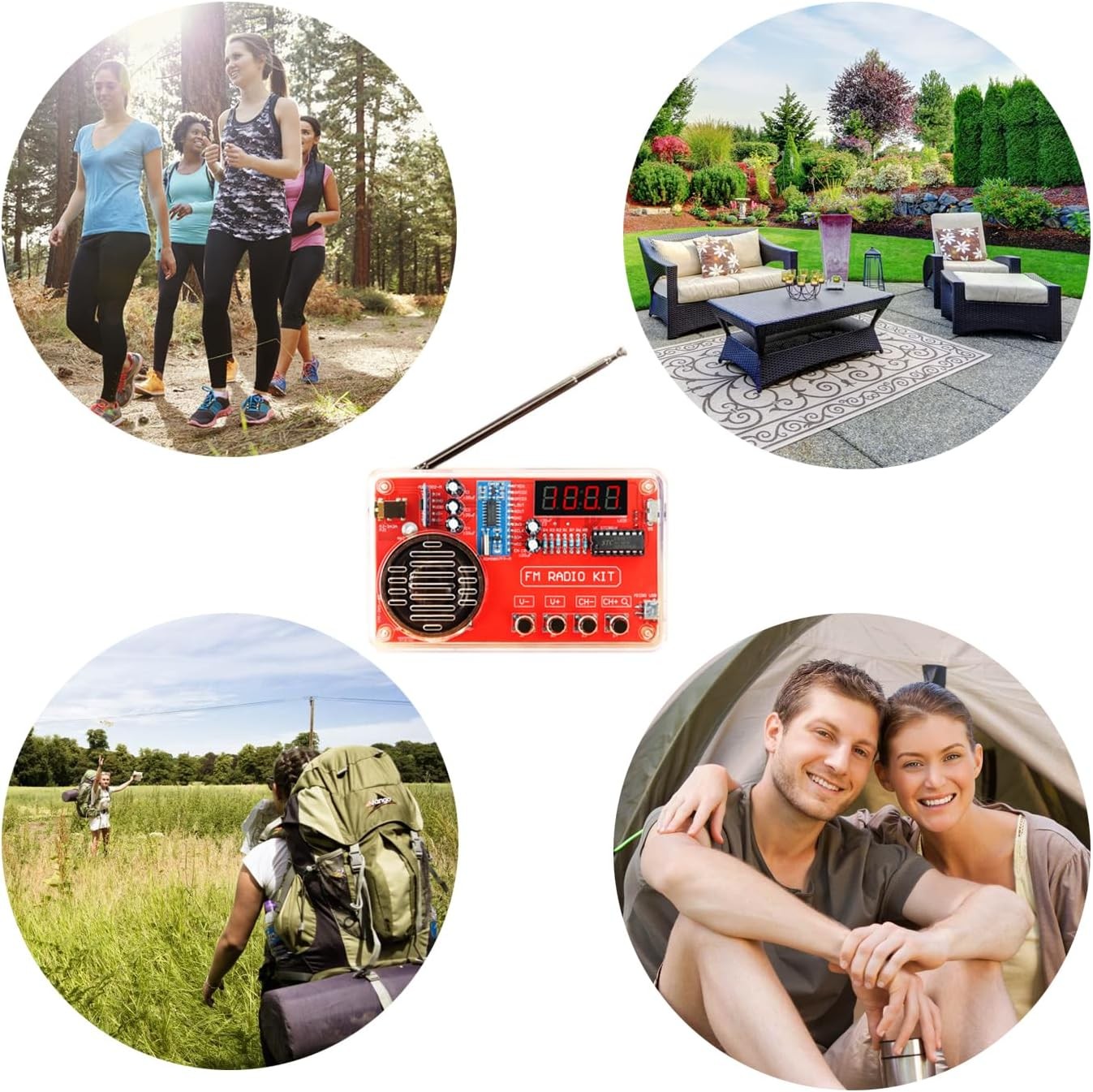 150Hz-20KHz DIY FM Radio Electronic Kit Adjustable Frequency Soldering Project