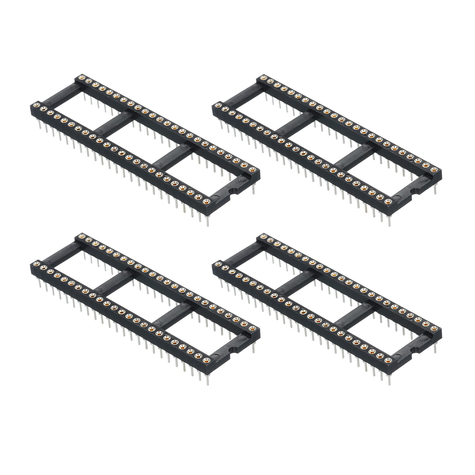 4 x DIP IC Chip Socket Adapter Round Pin 48P 2.54mm Pitch IC 15.2mm