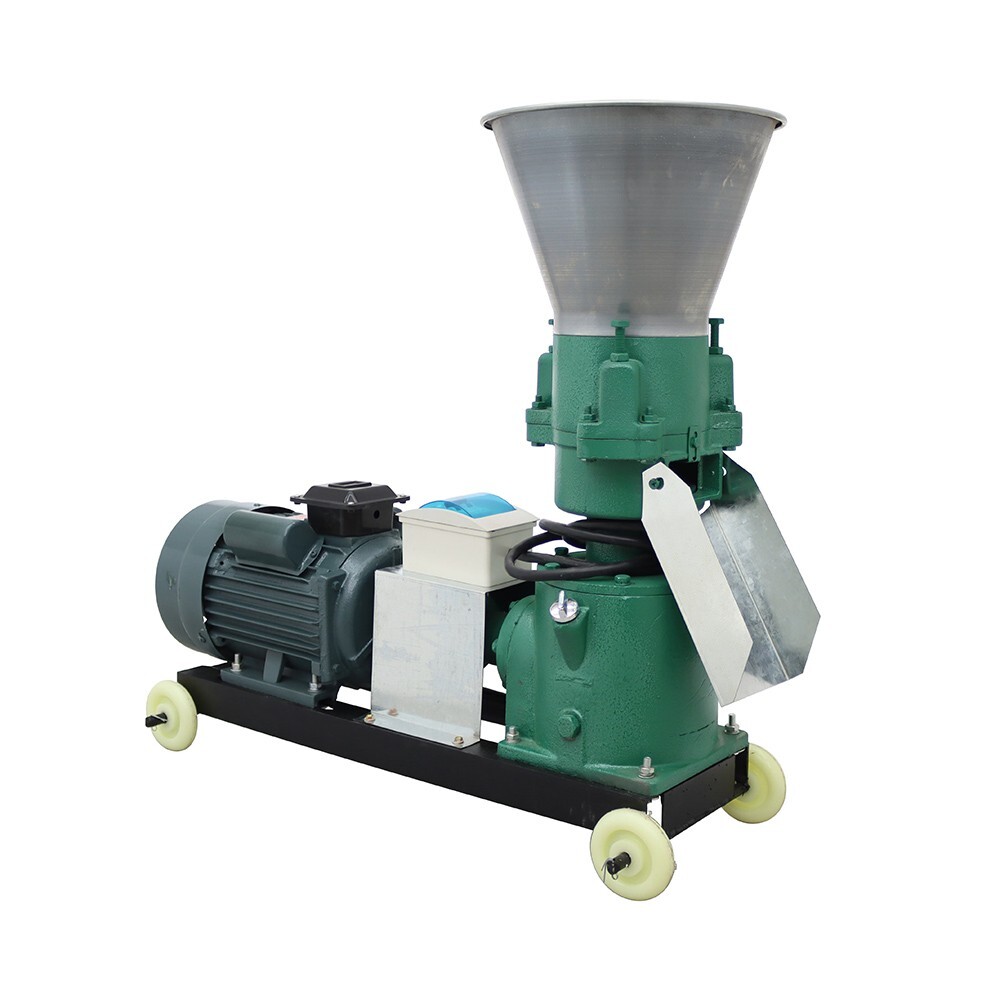 INTBUYING® Feed Pellet Machine 200KG/H Fodder Press Pelletizer 10mm Plate 220V
