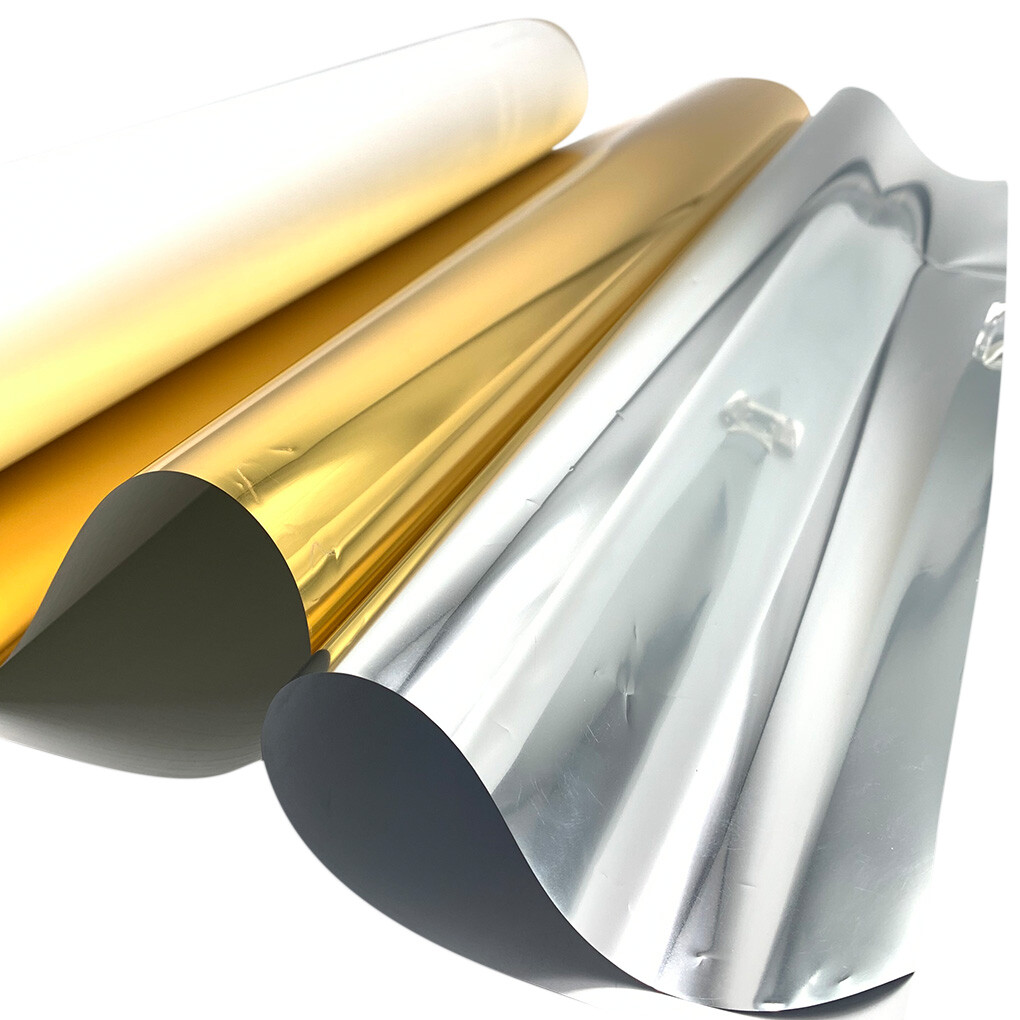 US Stock 13in x 16.4ft Gold DTF Transfer Foil Film Roll Cold Peel for Tshirts
