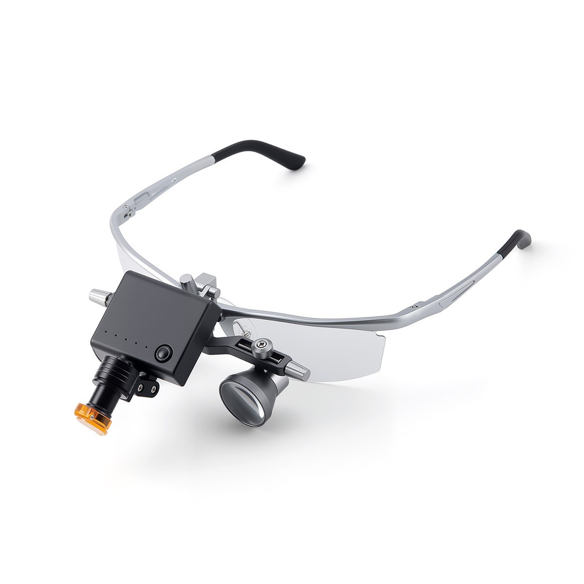 AZDENT Dental Surgical Medical 2.5X Ergo Binocular Loupes +5W LED Head Light
